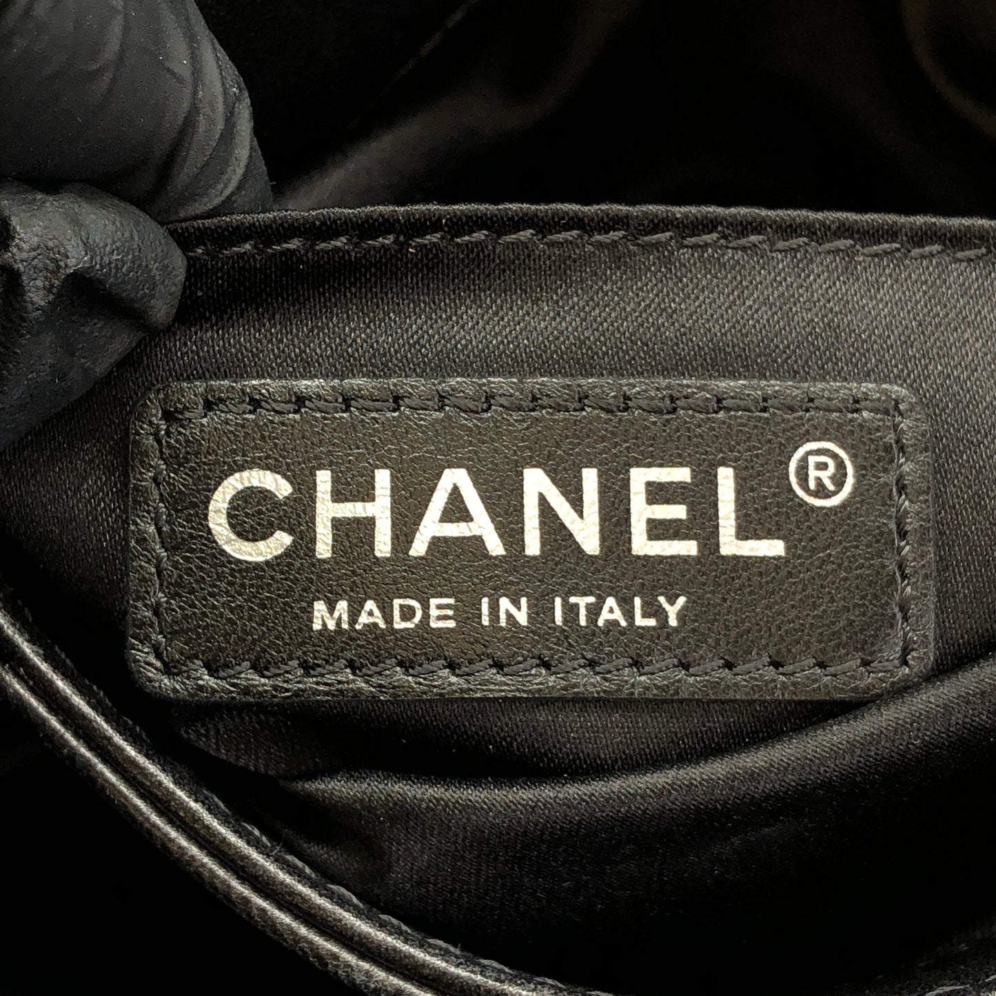 Chanel Lambskin Quilted Mini Chanel 3 Flap Black