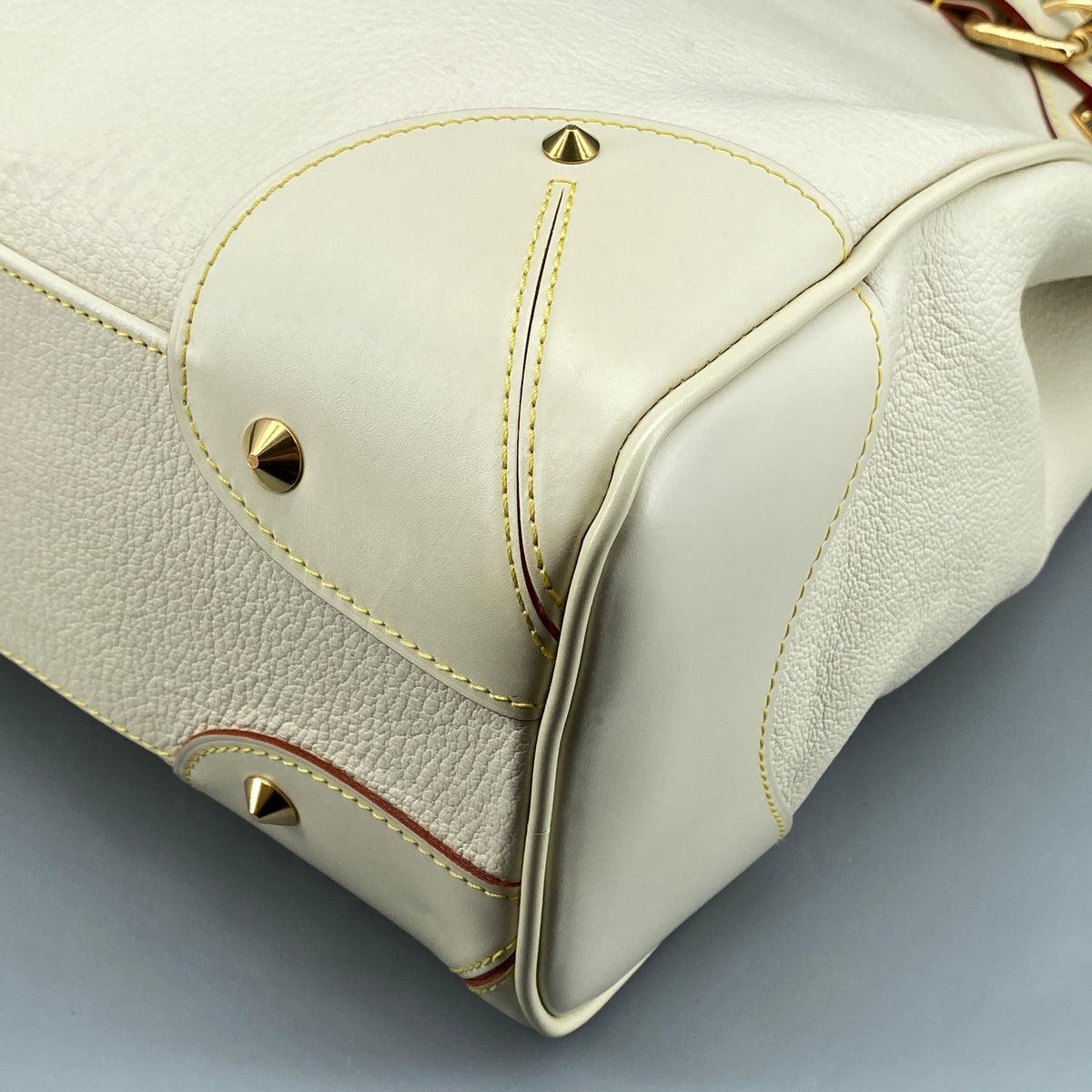 Louis Vuitton Cream Suhali Leather Le Majestueux Tote Bag