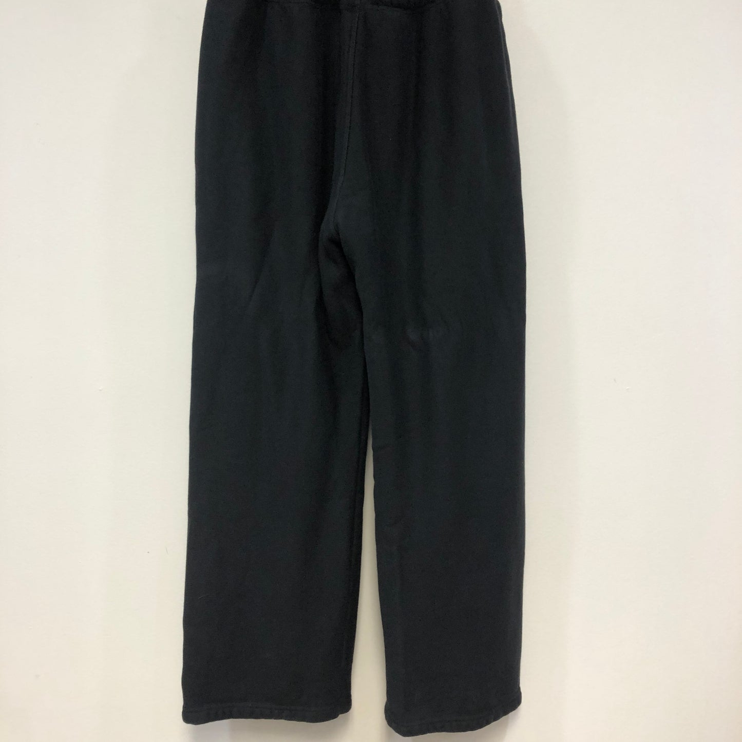 Alexander Wang Black Layered Waist Wide Leg Sweatpants Size M
