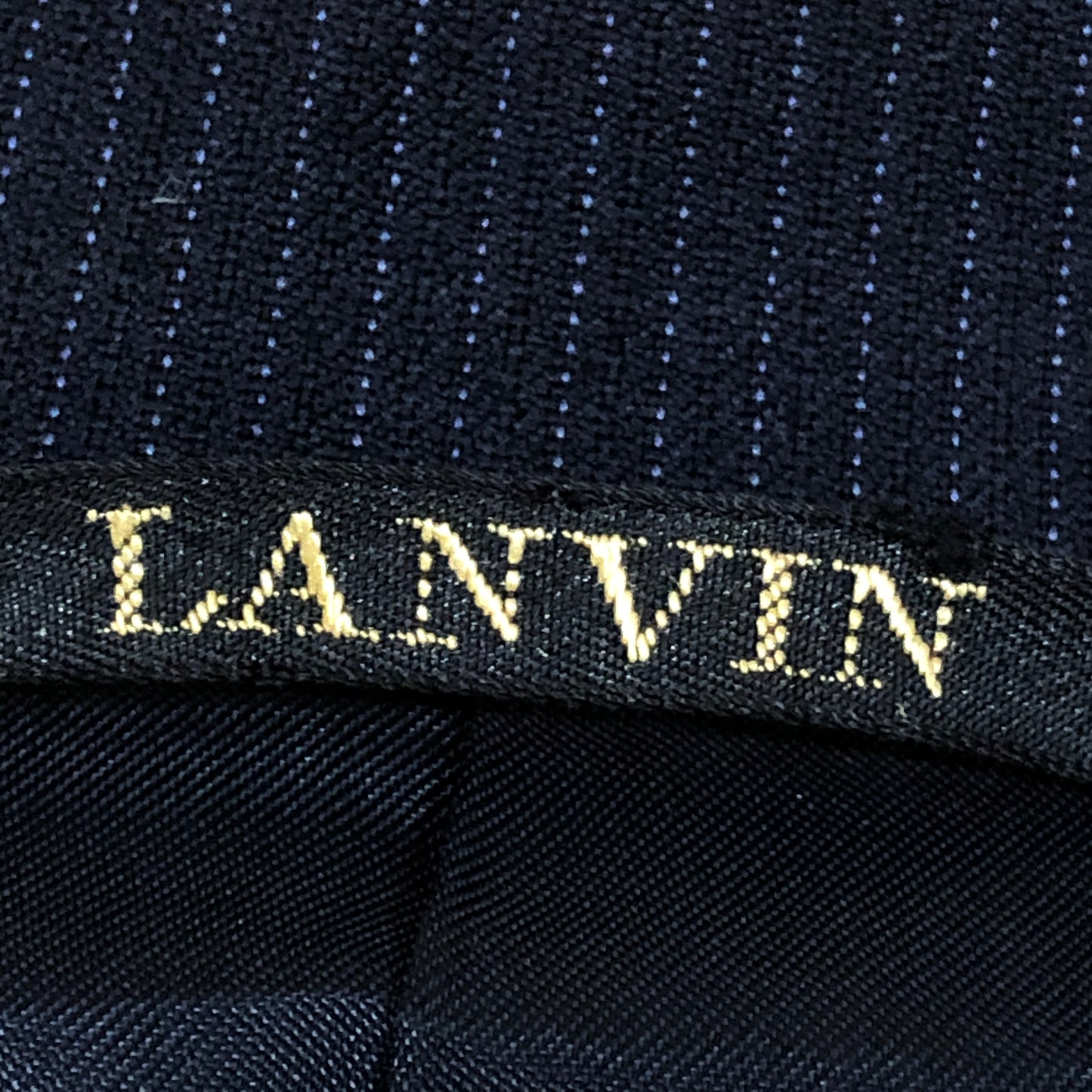 Lanvin Navy Blue Super 150s Wool Blazer US Size 6