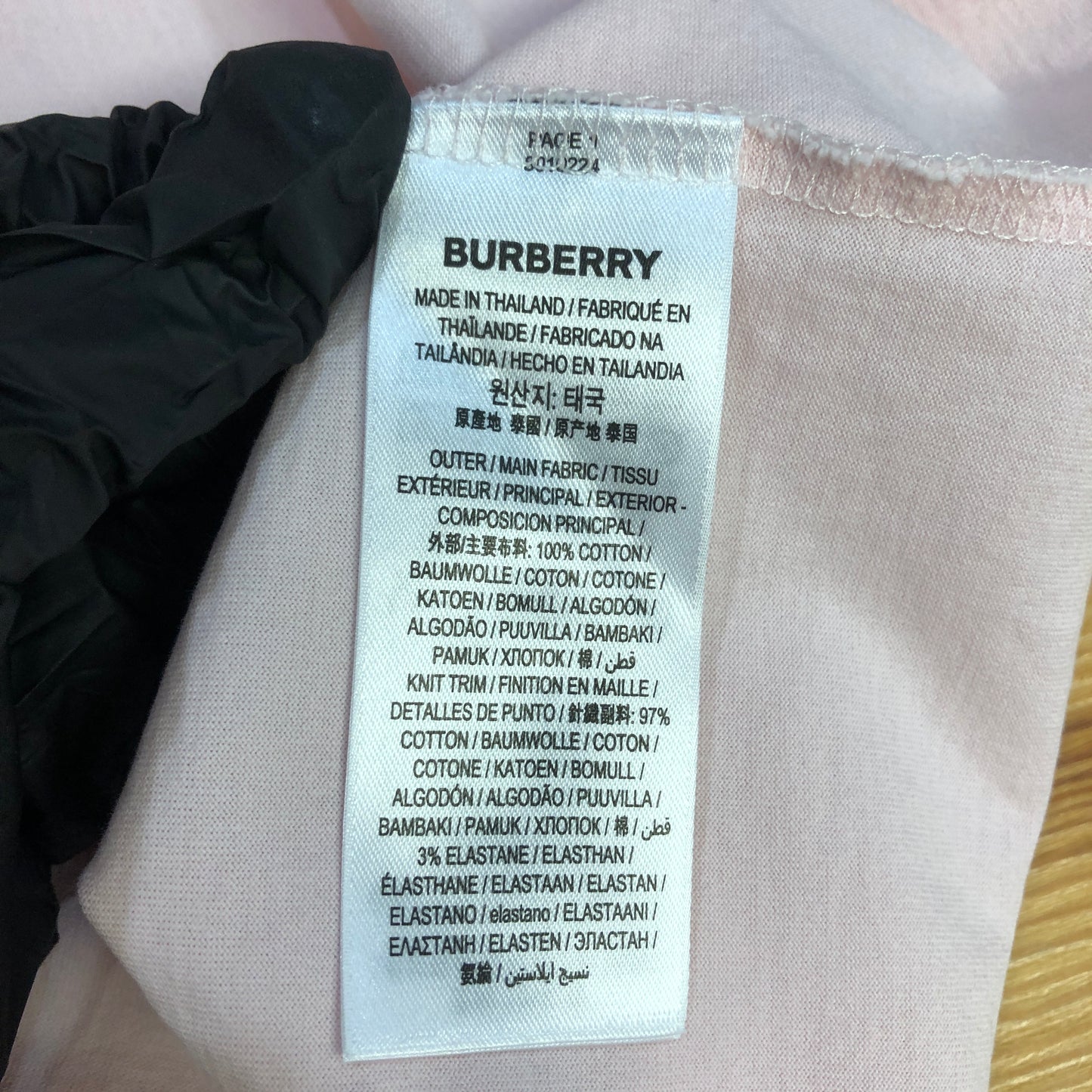 Burberry London England Pink Logo T-Shirt Size XS