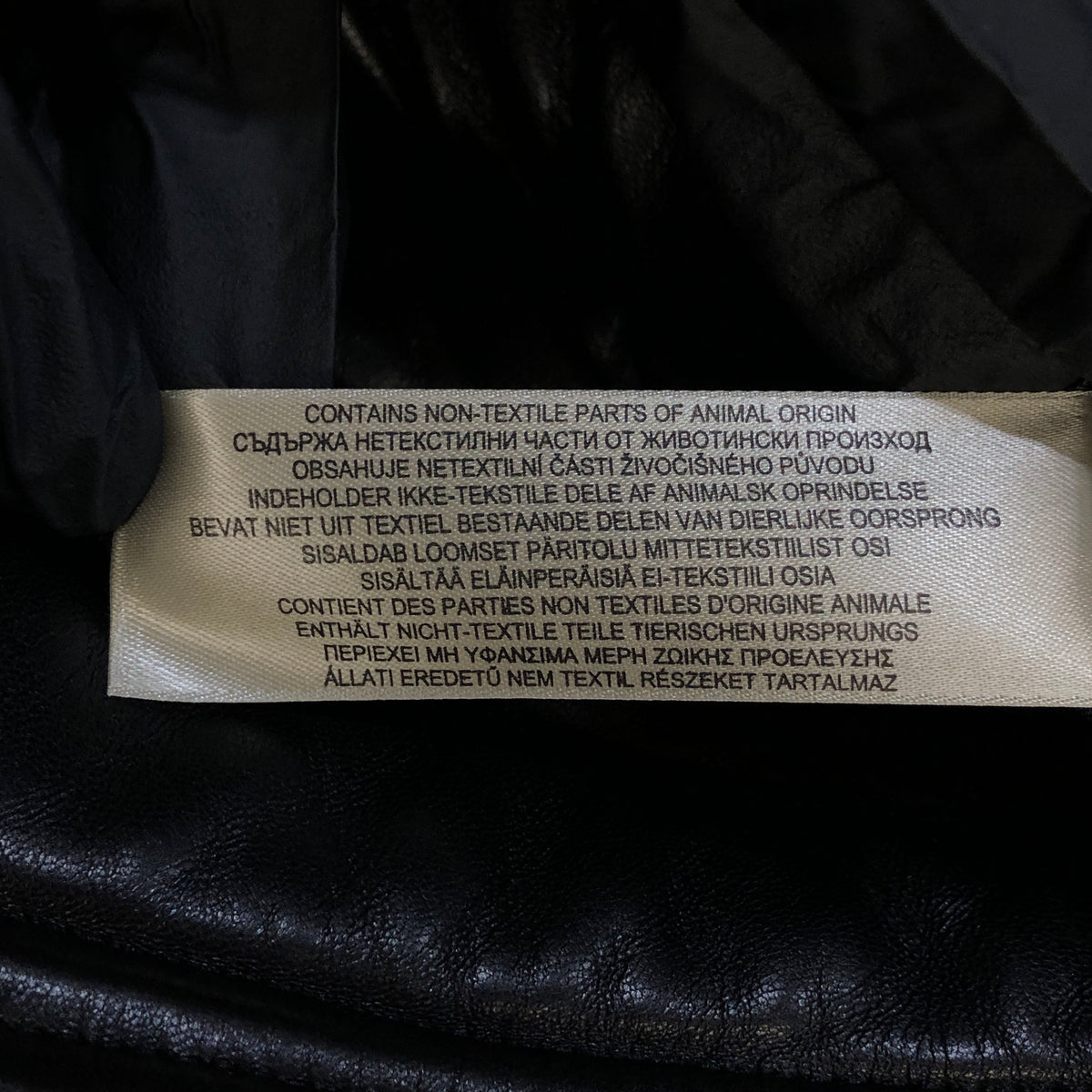 Burberry Black Shearling Collar Leather Biker Jacket US size 4
