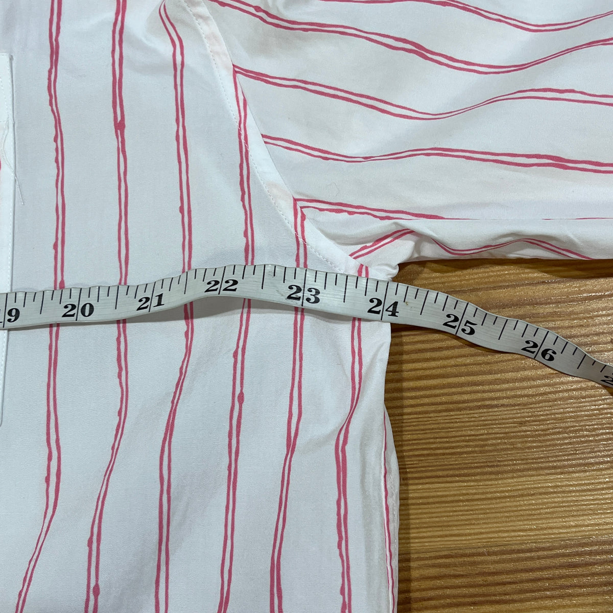 Christian Dior And HYLTON NEL Oversized Pink White Shirt size 39