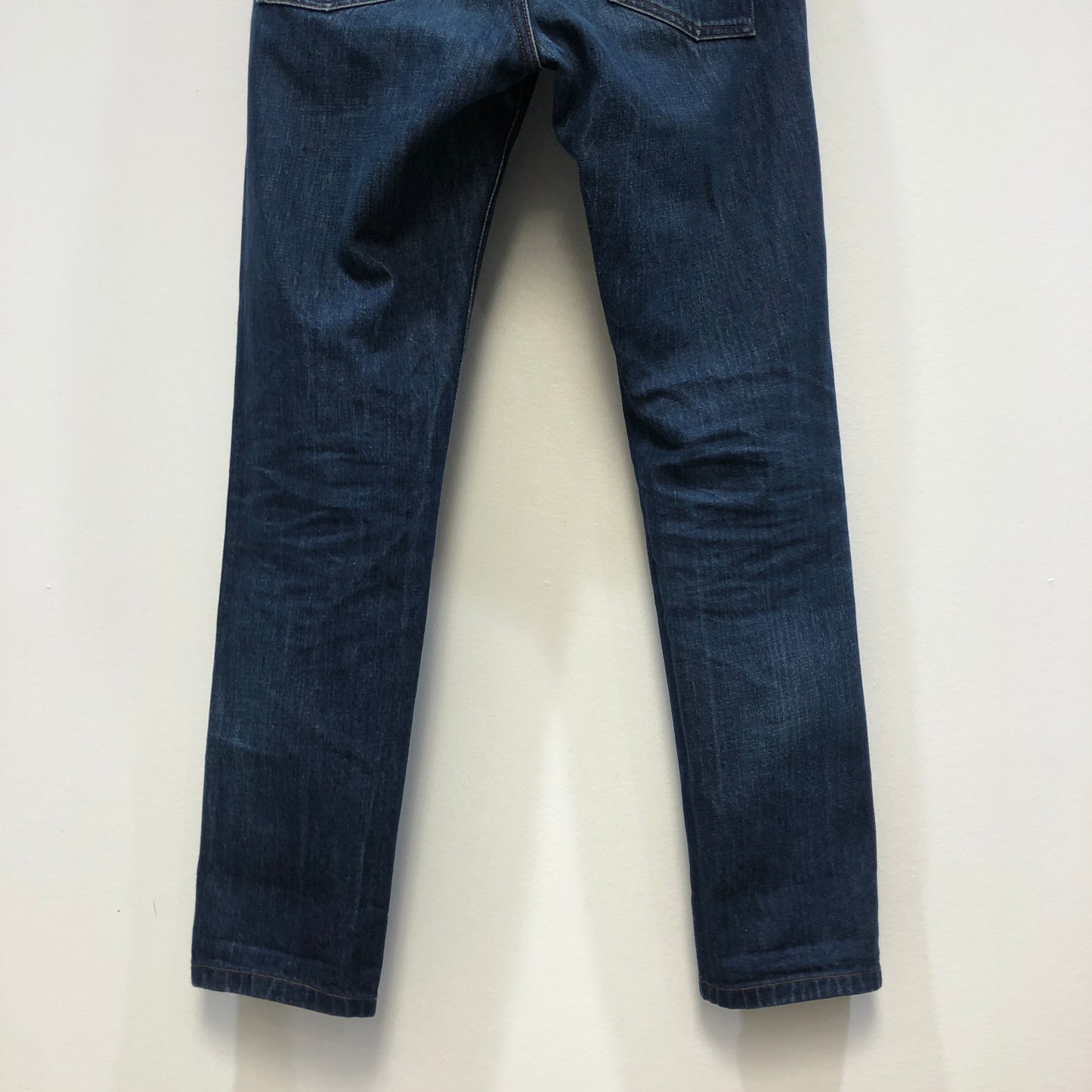 Ami Paris Blue Straight-Leg Denim Jeans Size 29