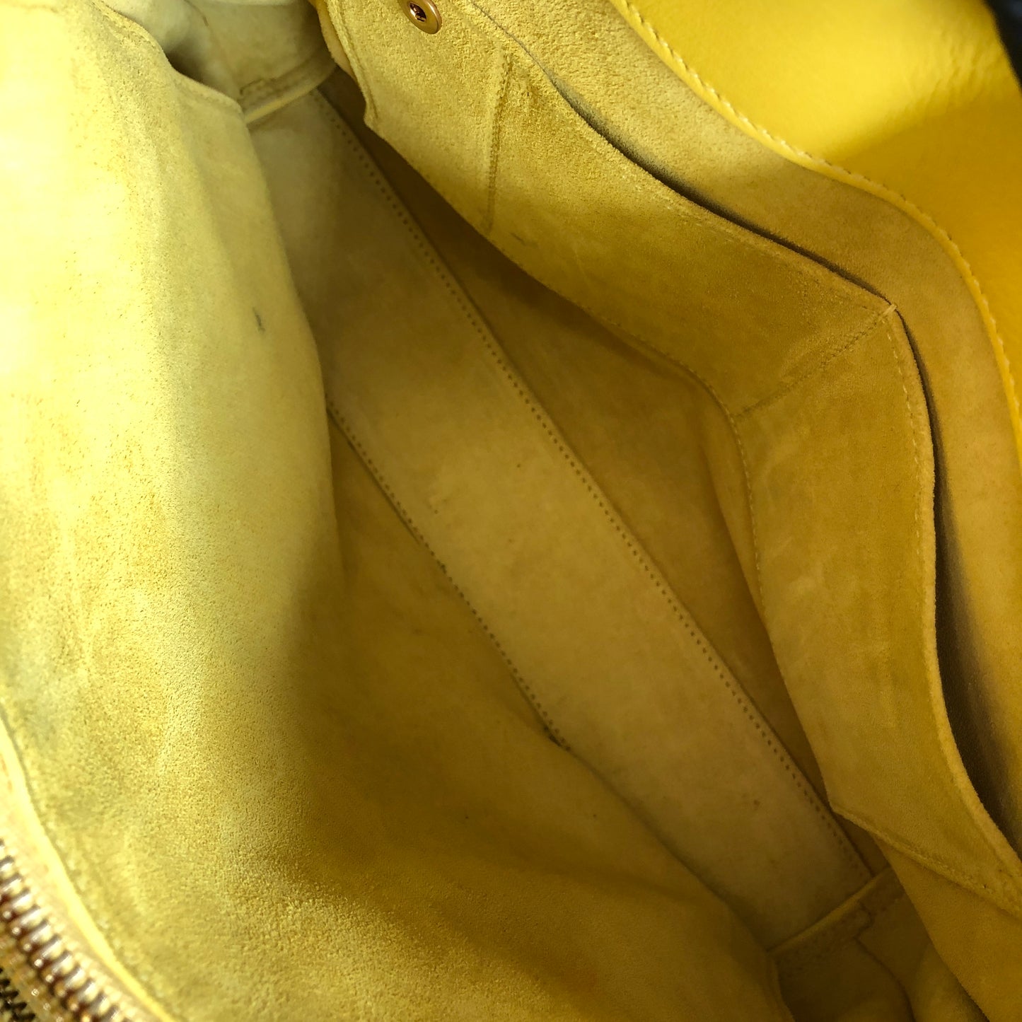 Saint Laurent Sac De Jour Yellow Leather Tote Bag
