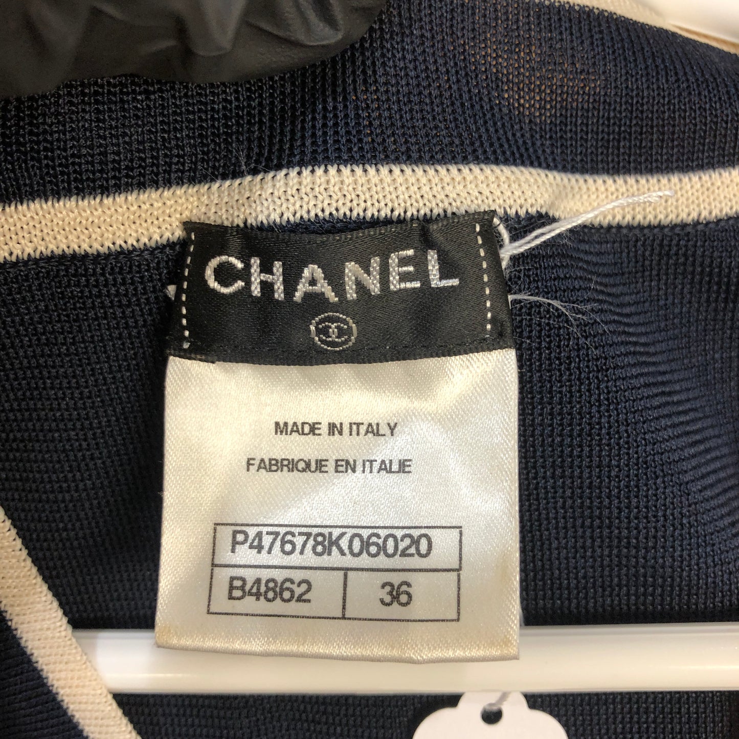 Chanel Black Cardigan with Attached Vest Size 36