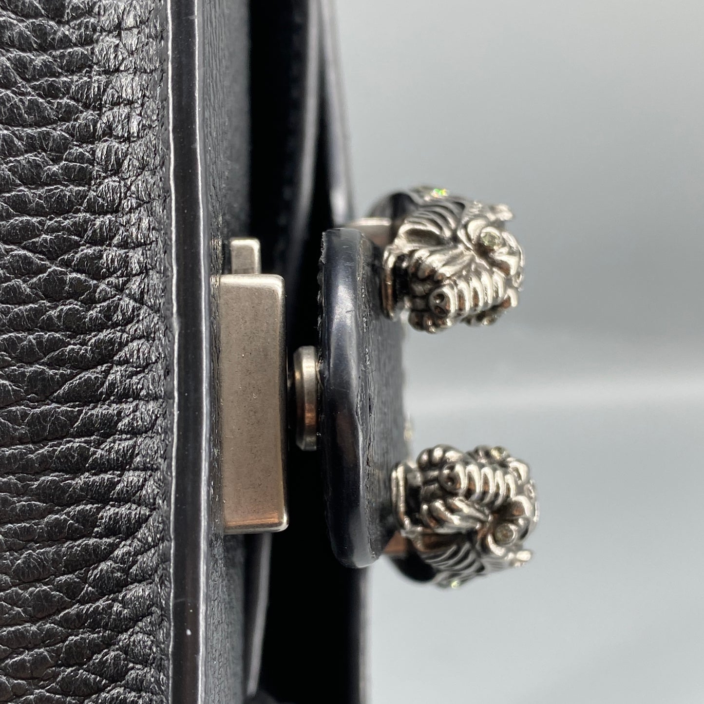 Gucci Mini Dionysus Black Leather Shoulder Bag