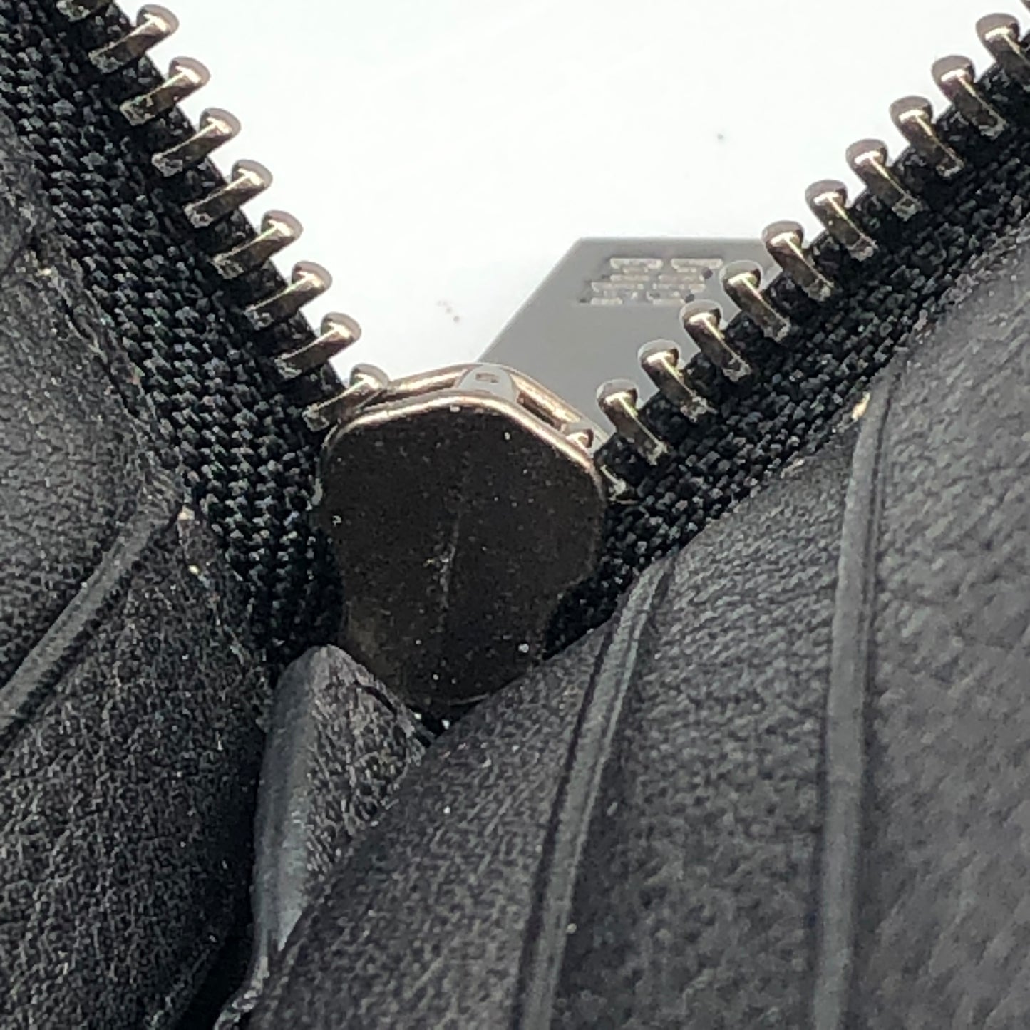 Givenchy 4G Embossed Black Leather Zip Around Long Wallet