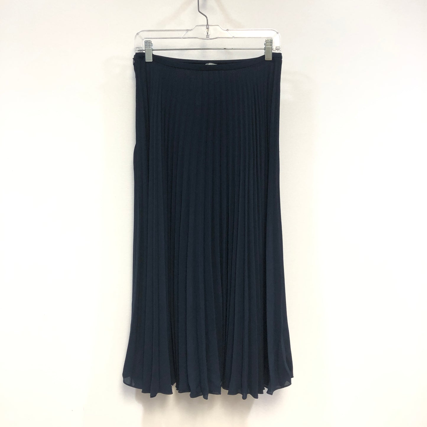 Vince Navy Blue Pleated Wide Leg Trousers Size 2
