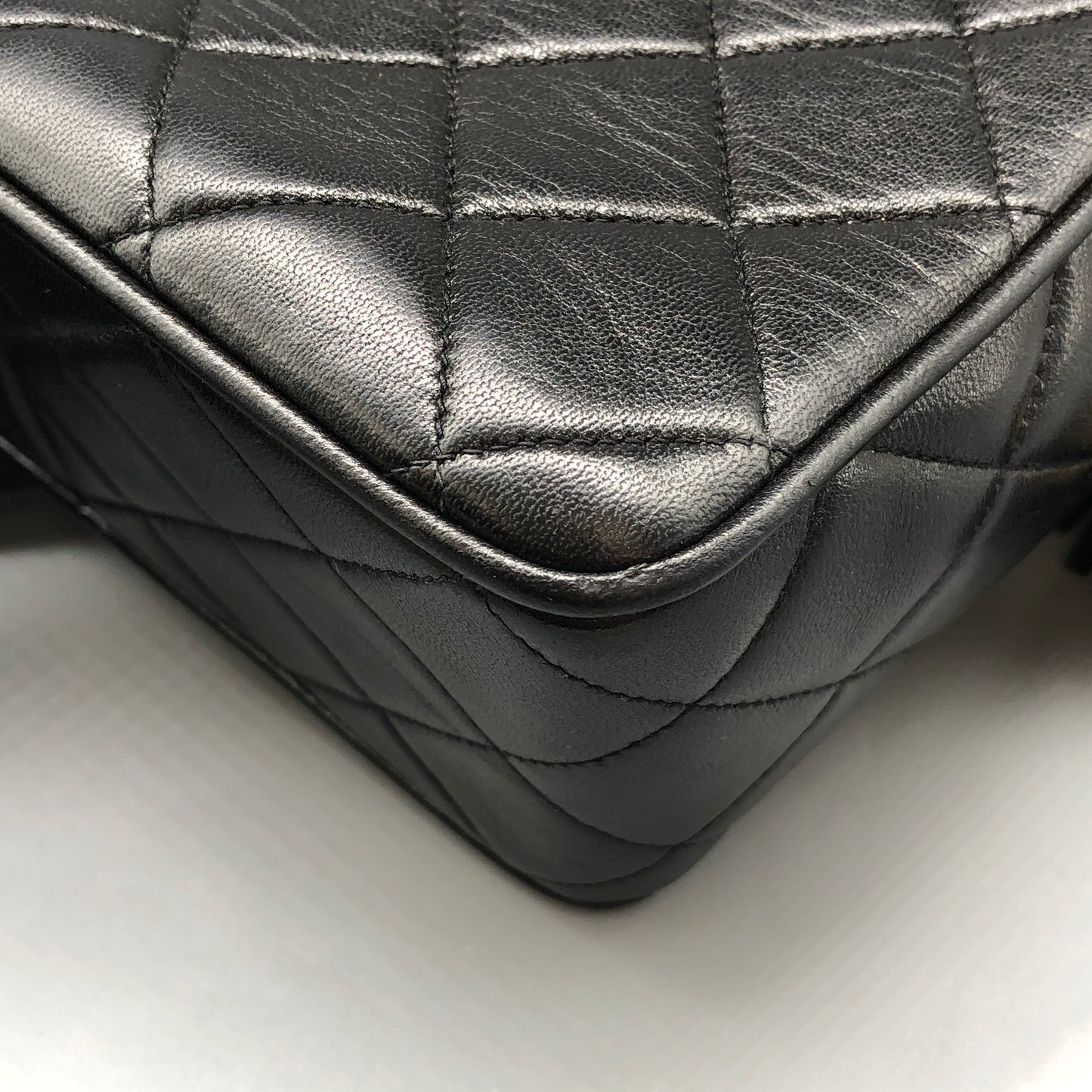 Chanel Black Quilted Leather Camera Bag