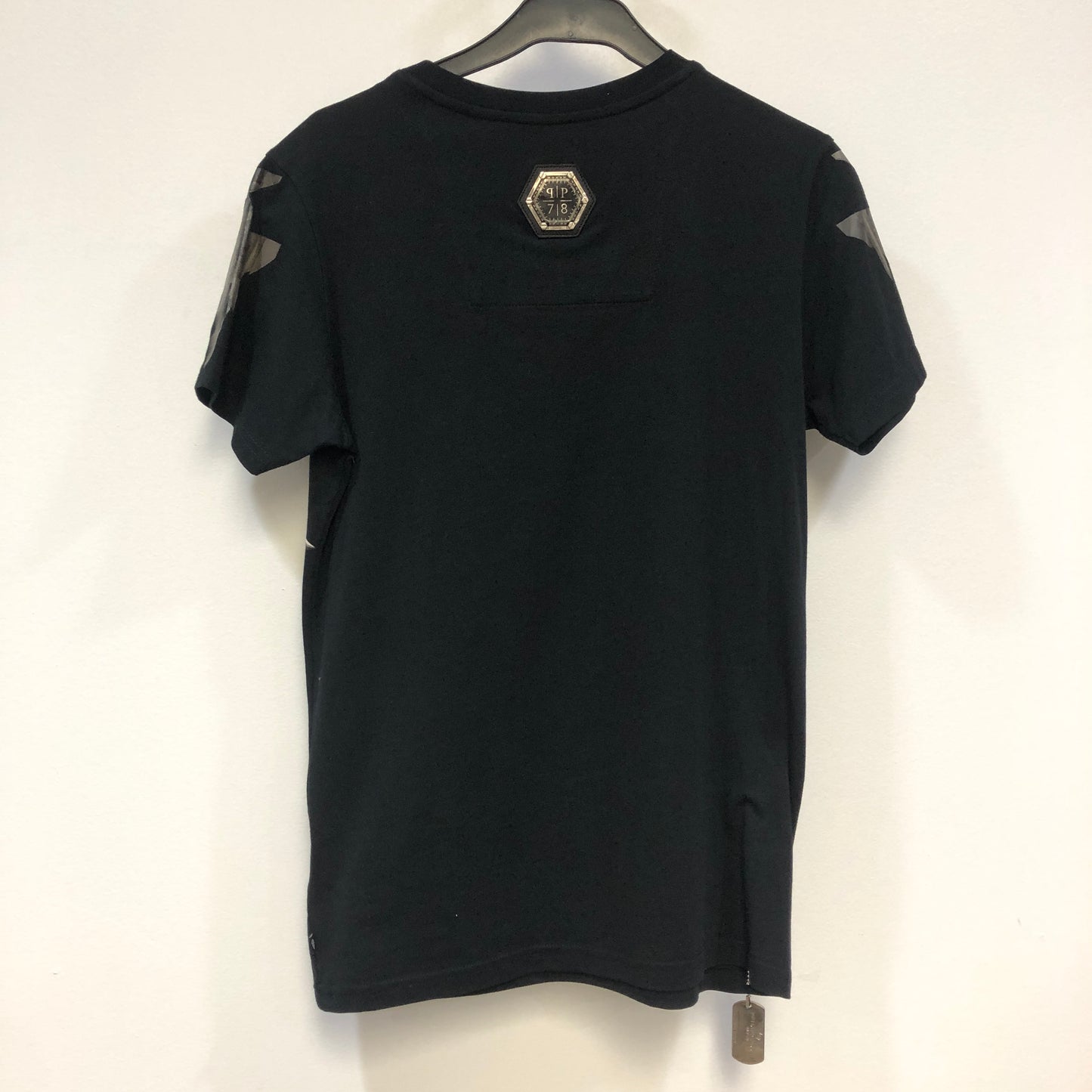 Philipp Plein American Flag Skull Graphic T-Shirt Size S