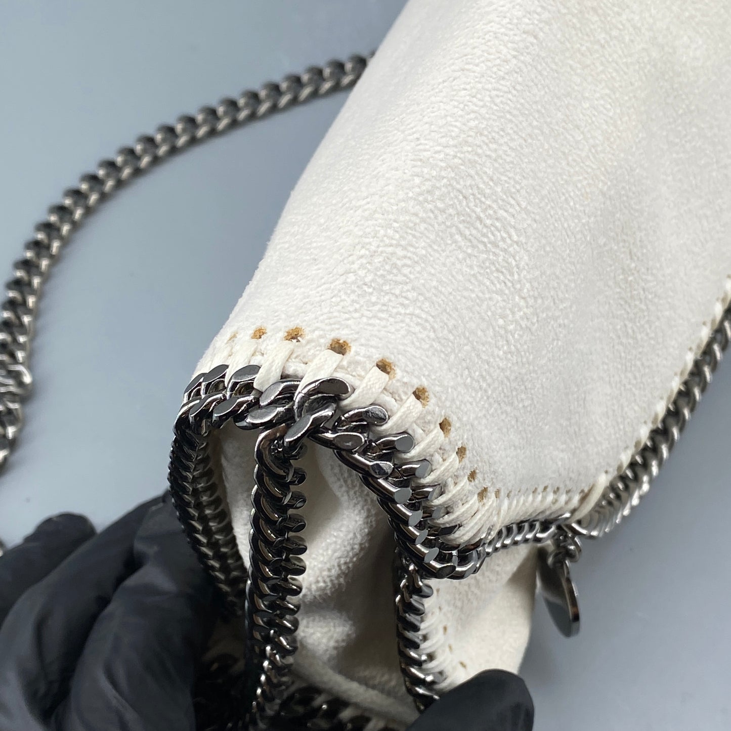 Stella McCartney Cream Falabella Crossbody Bag