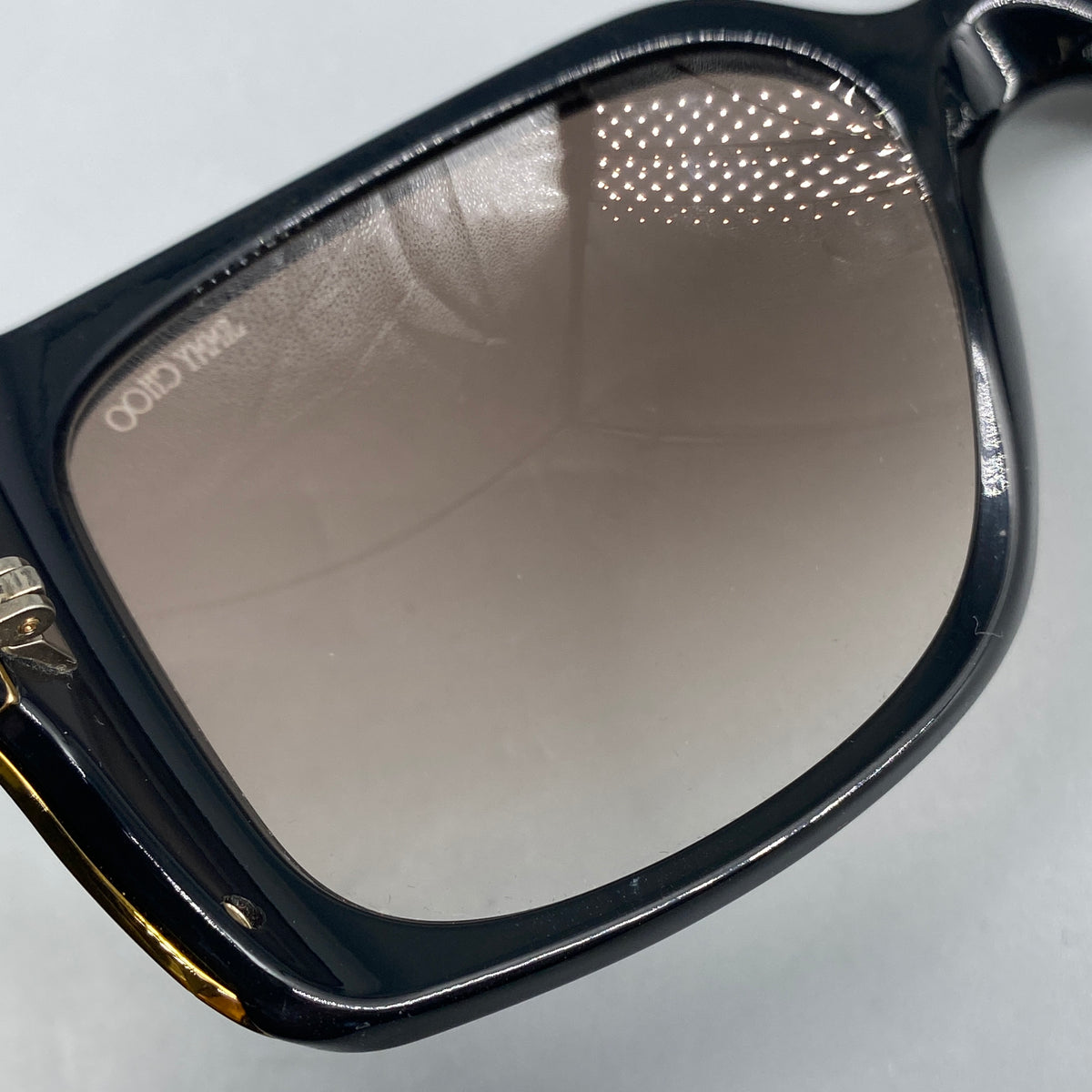 Jimmy Choo Black Square Sunglasses