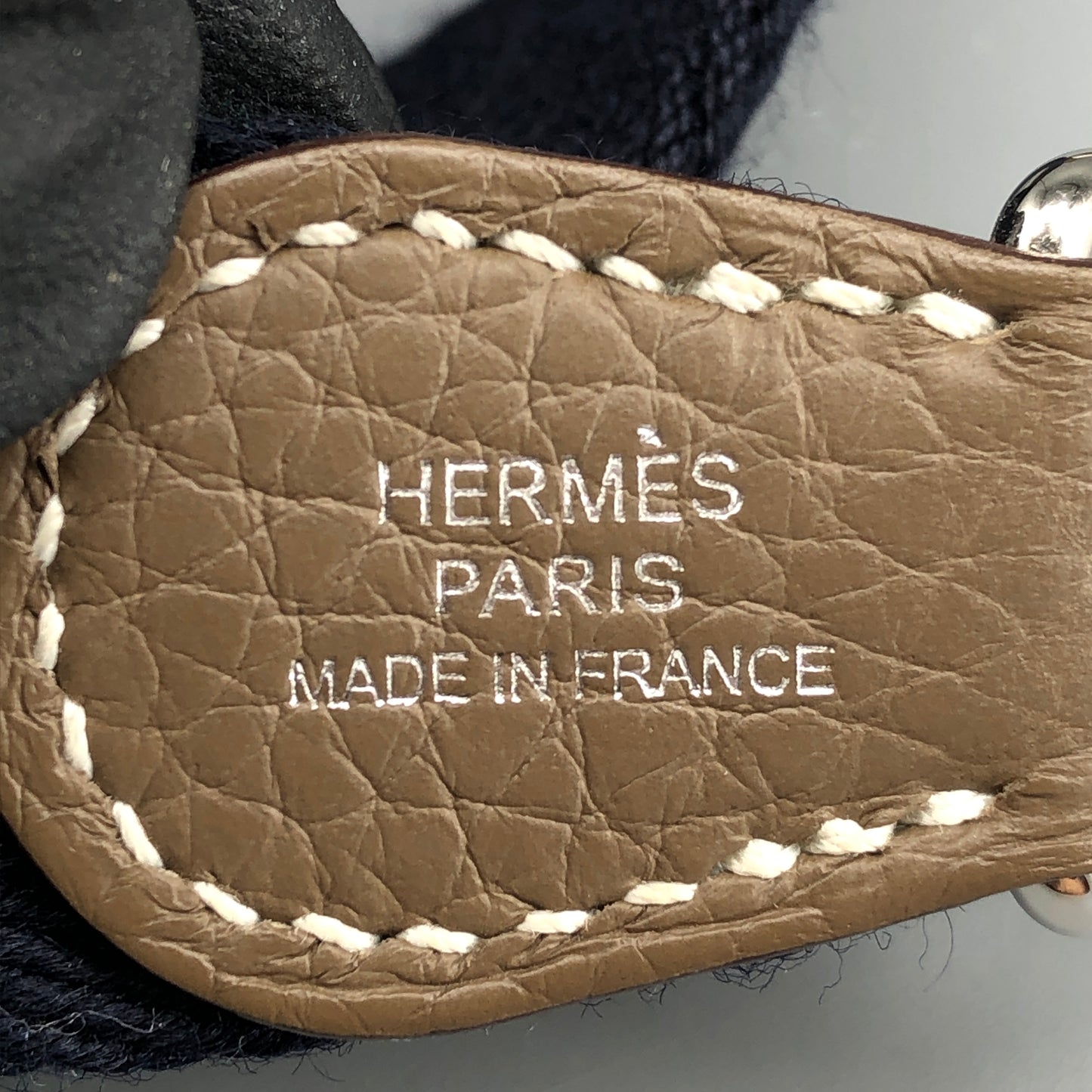 Hermes Mini Evelyne Bag 2021 Etoupe Color