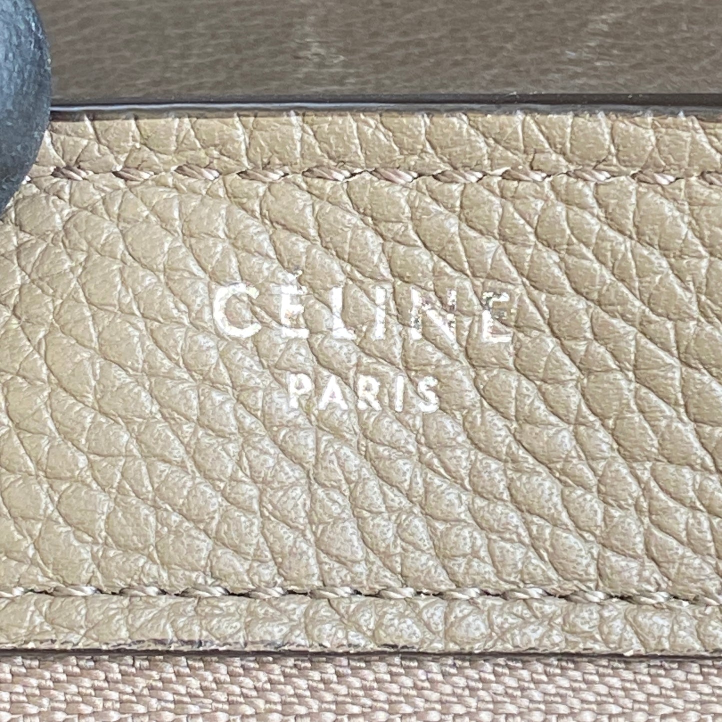 Celine Trapeze Medium Taupe Leather Suede Wing Bag