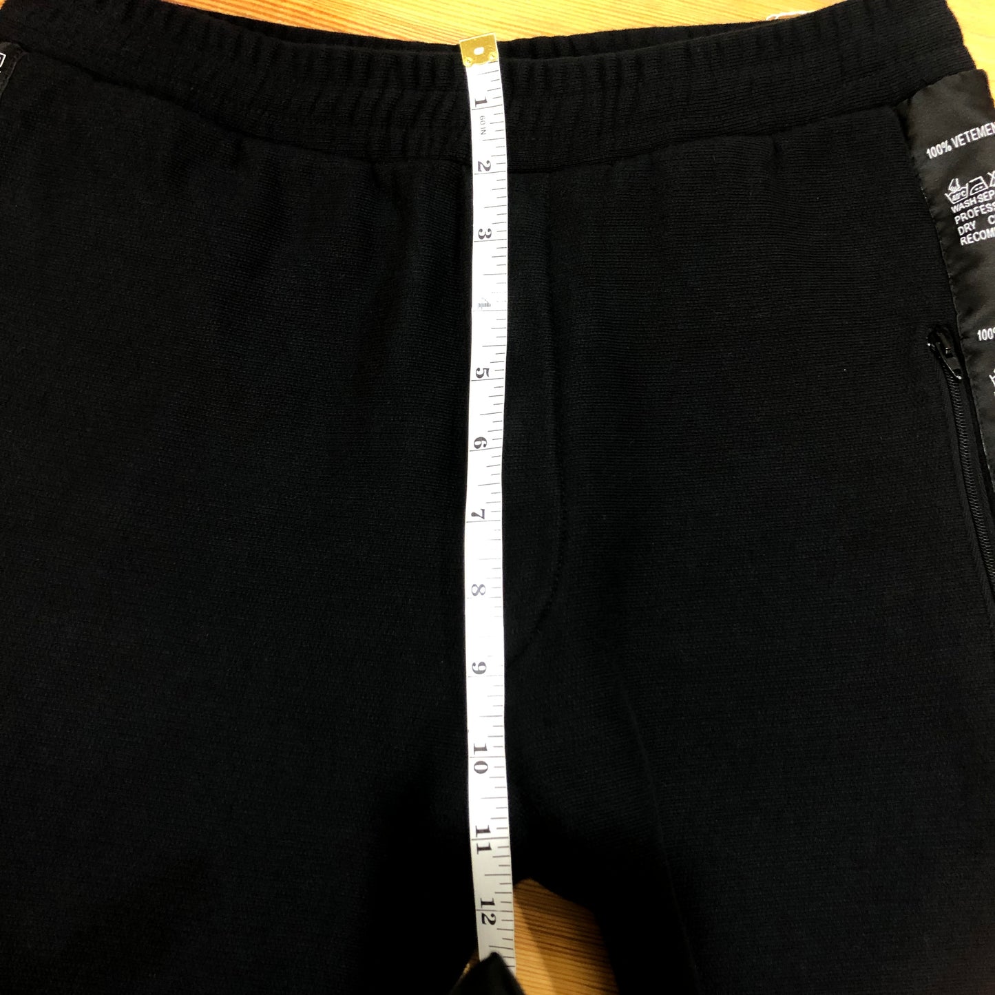 Vetements Black Logo Tape Hoodie & Track Pants Set