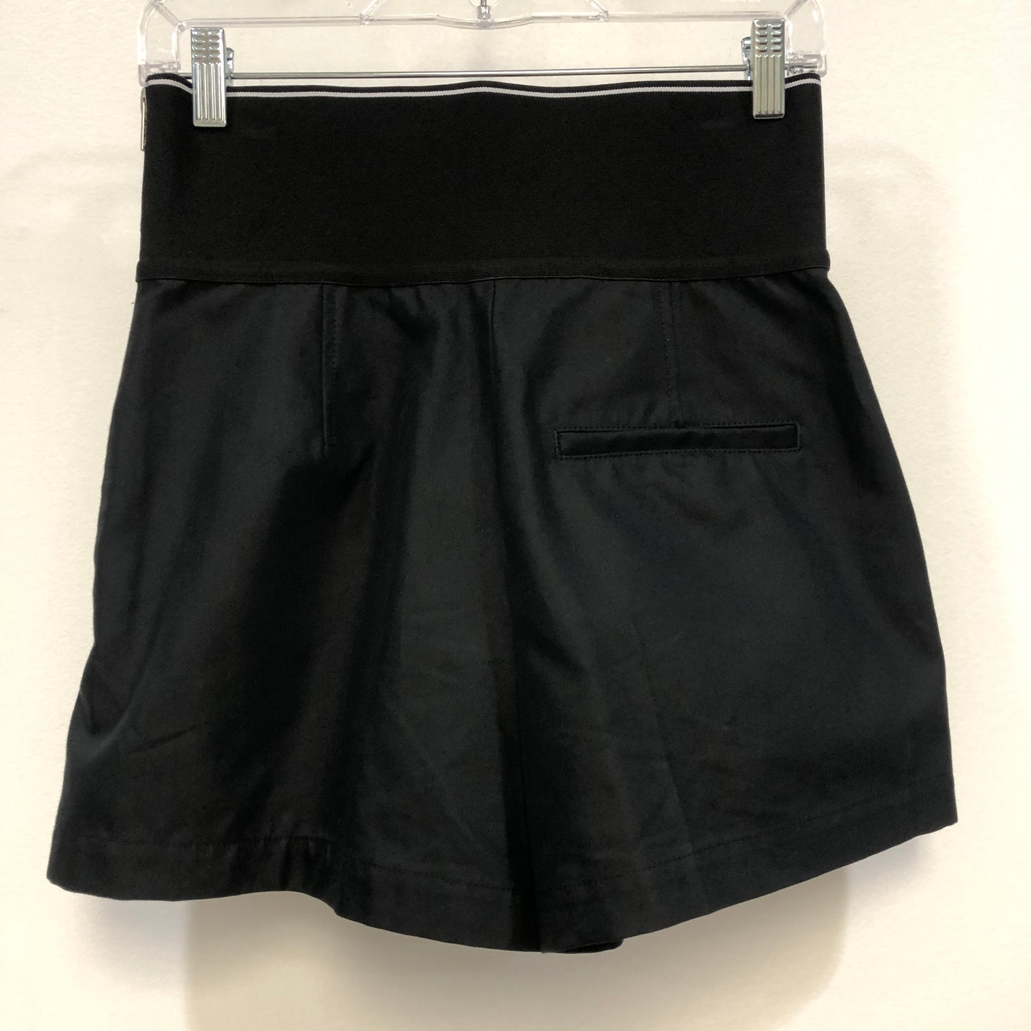Alexander Wang Logo Waistband Shorts Size 6 Black