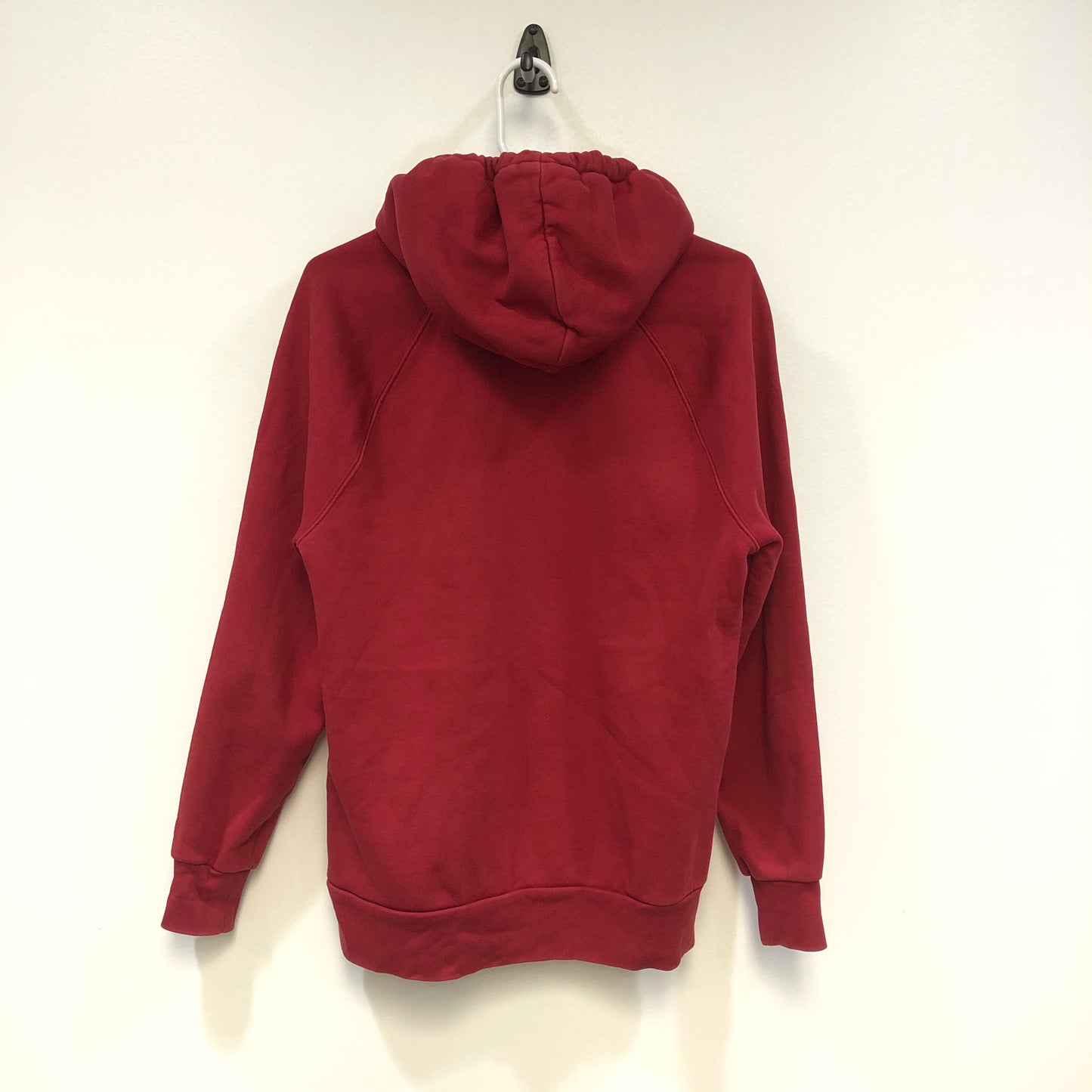 Burberry Burgundy Logo Print Hoodie Size S