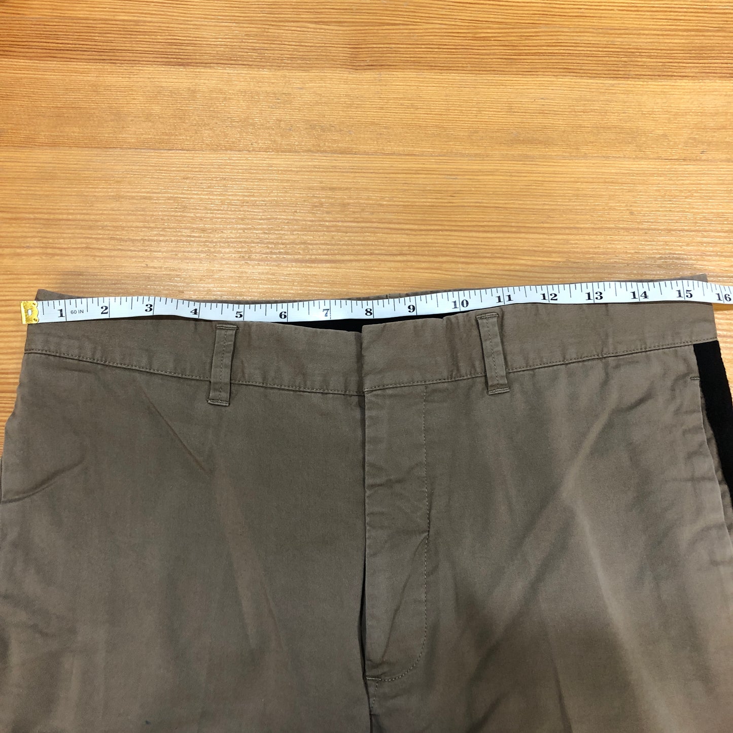 Christian Dior Side Stripe Chino Pants Size 46 Khaki/Black