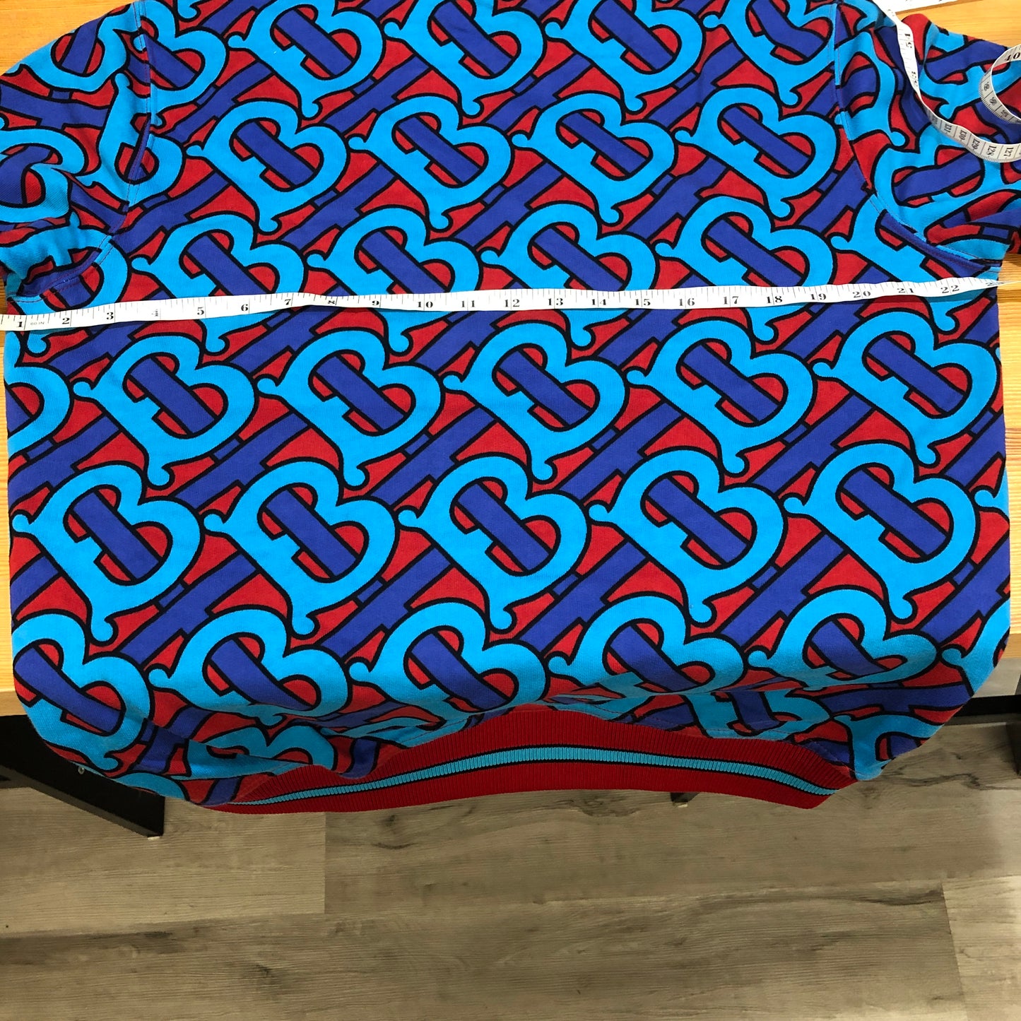 Burberry Monogram Print Hoodie Size S Multicolor