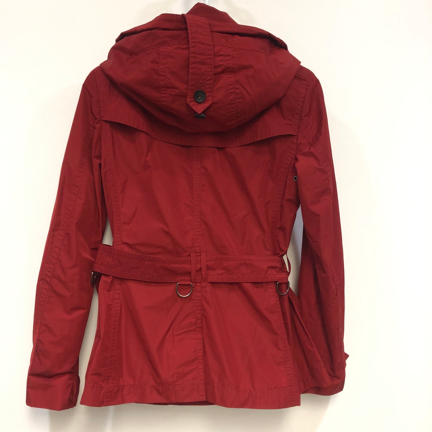 Burberry Brit Red Short Trench Coat Size US 6
