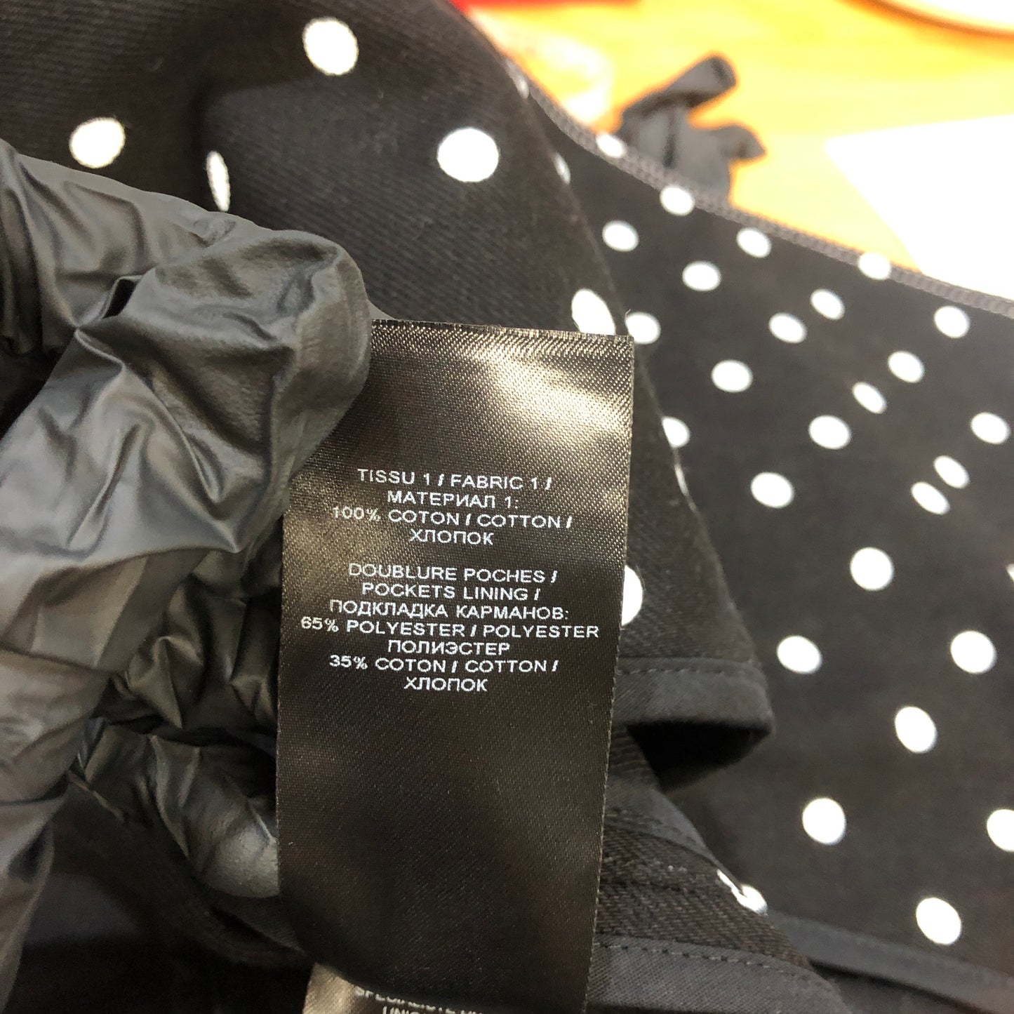 Balmain Polka Dot Double Breasted Blazer Jacket Size 40 Black White Two-Tone