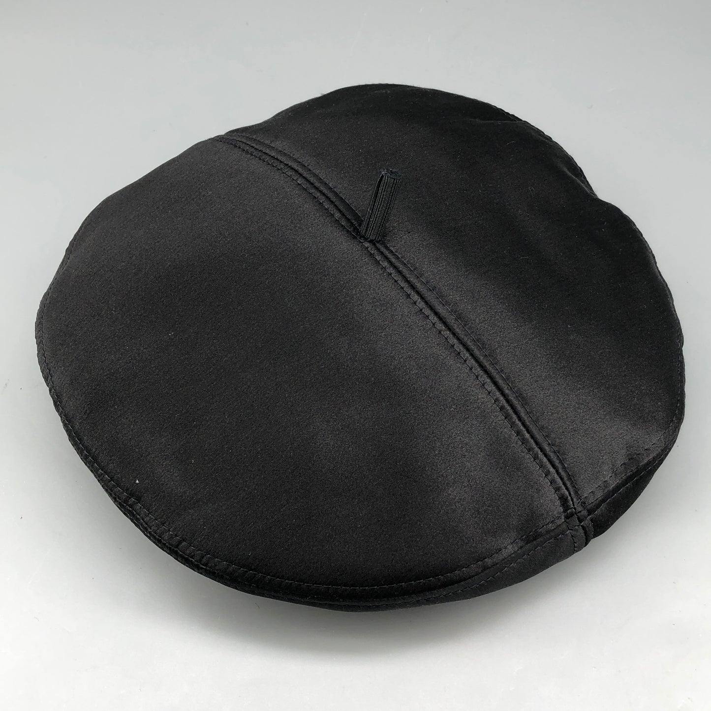 Chanel Satin Beret Black