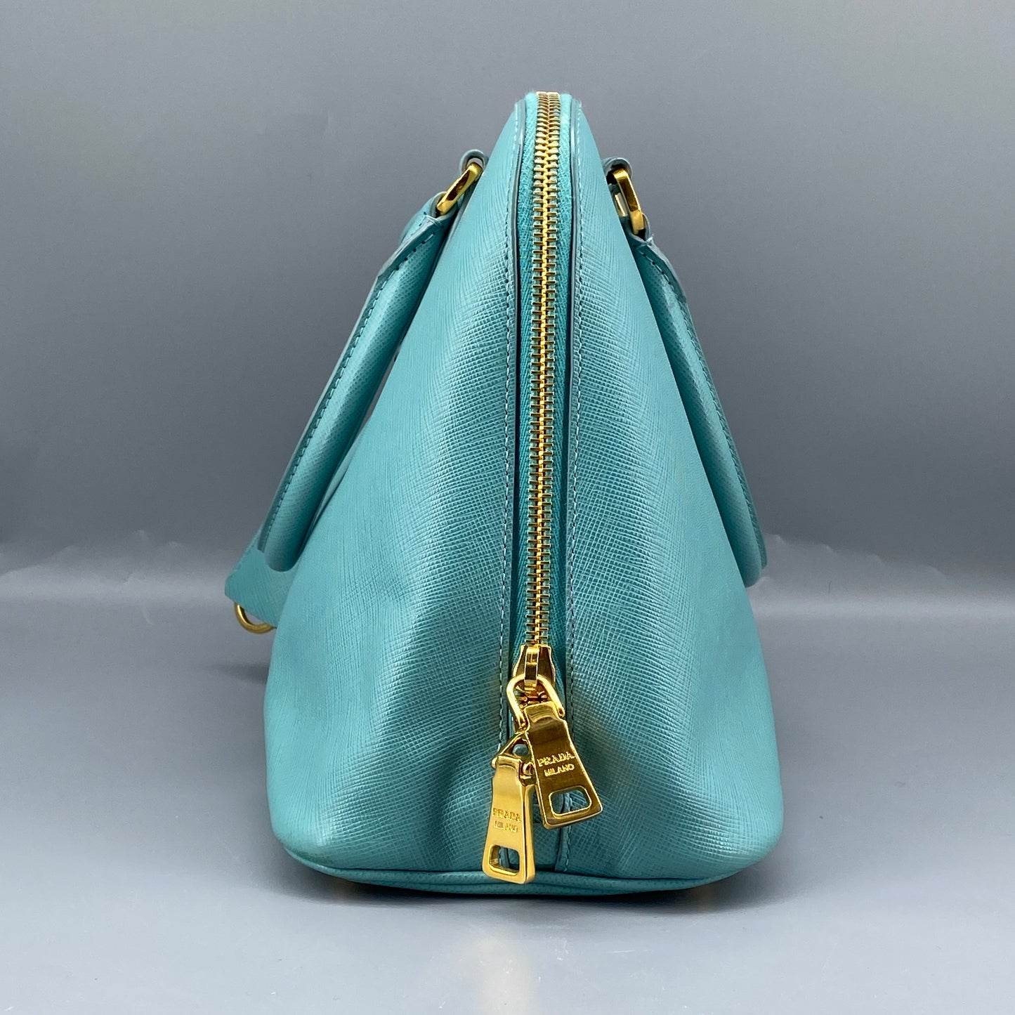 Prada Saffiano Tiffany Blue Promenade Handbag