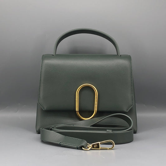 3.1 Phillip Lim Dark Green Pashli Mini Satchel Handbag