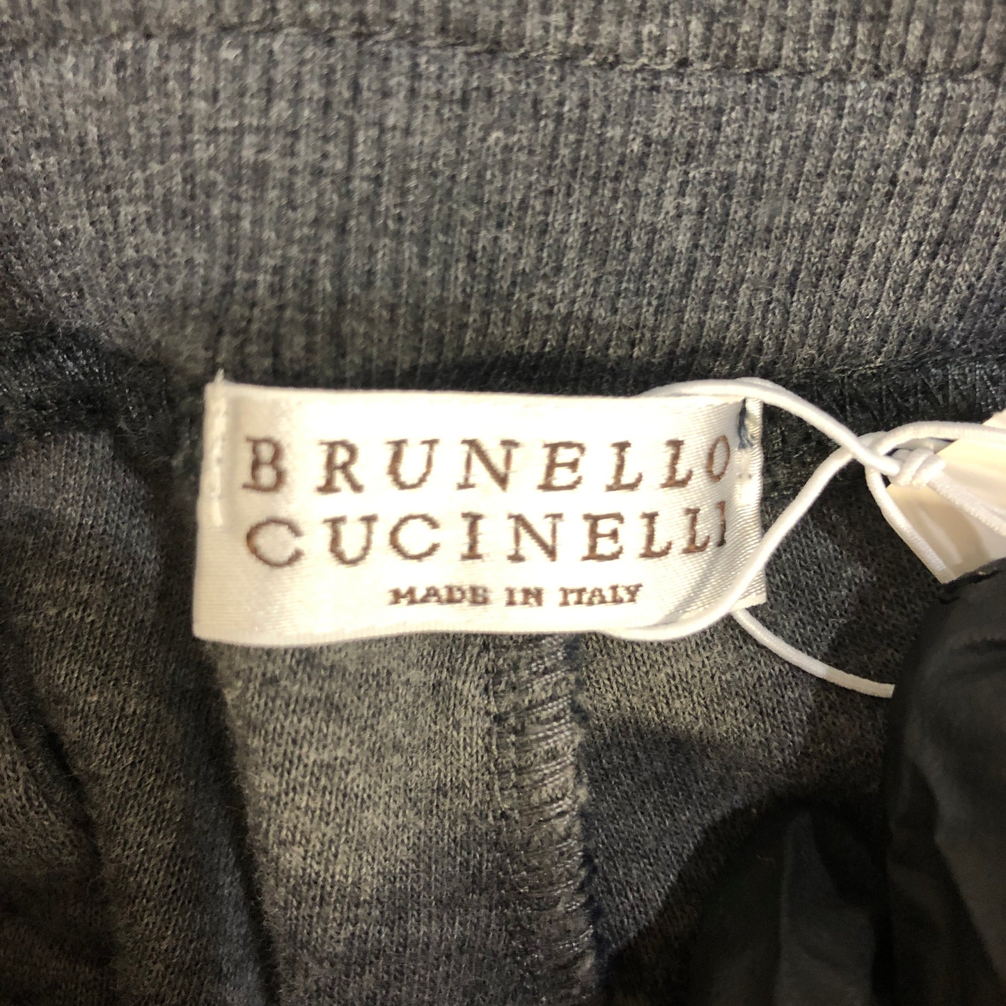 Brunello Cucinelli Men's Navy Blue Drawstring Sweatpants Size S