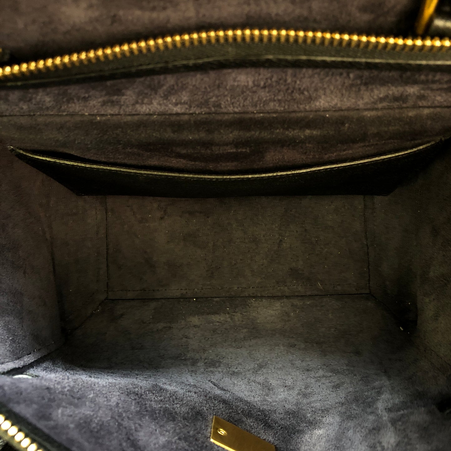 Celine Black Grained Calfskin Belt Bag Small