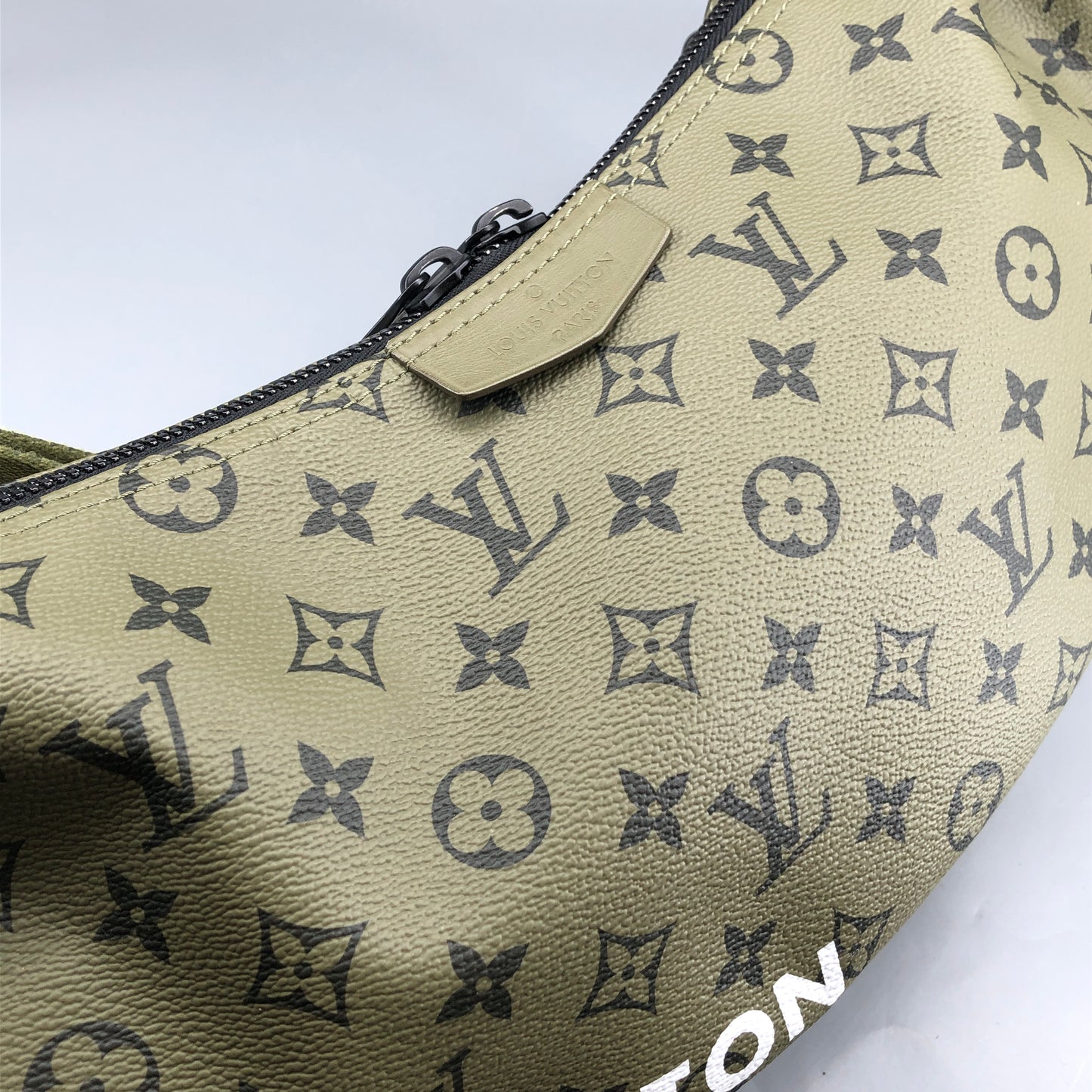 Louis Vuitton Monogram Hamac Bag Khaki Green Vermillion Red