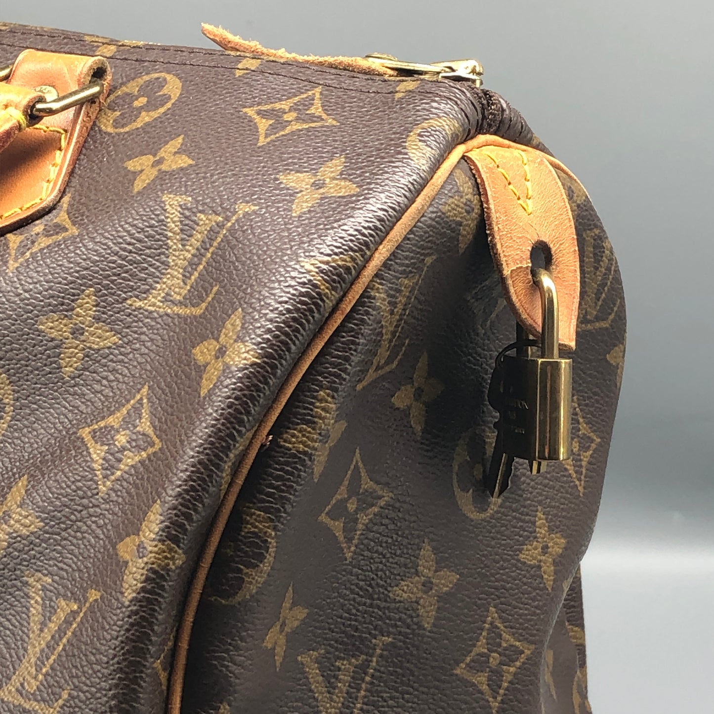 Louis Vuitton Speedy 30 Monogram Canvas Brown Bag