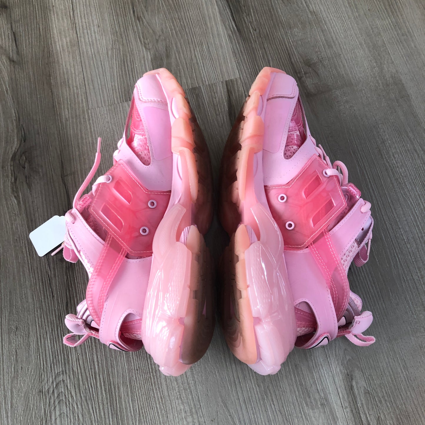 Balenciaga Women's Track Mesh Chunky Sneakers Size 37 Pink