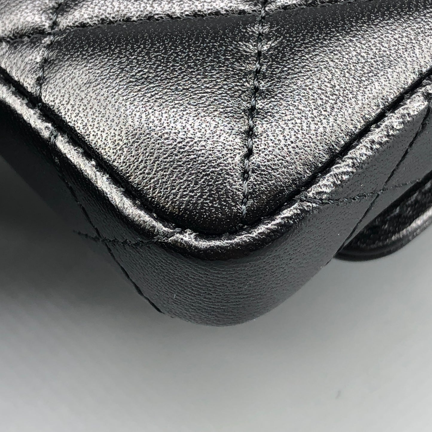 Chanel Bow Classic Quilted Belt Bag Black Lambskin Leather