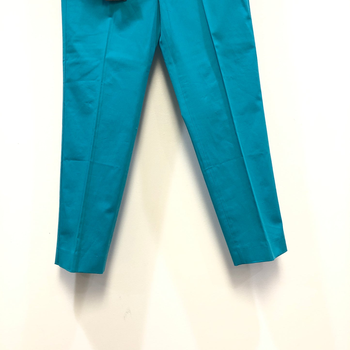 Max Mara Weekend Turquoise Slim‑Leg Trousers US 12