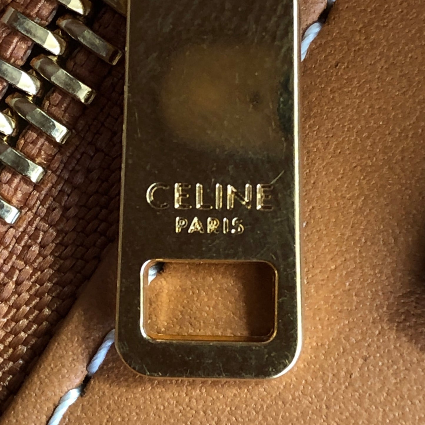 Celine Small Vertical Cabas Tote Bag Cream/Tan