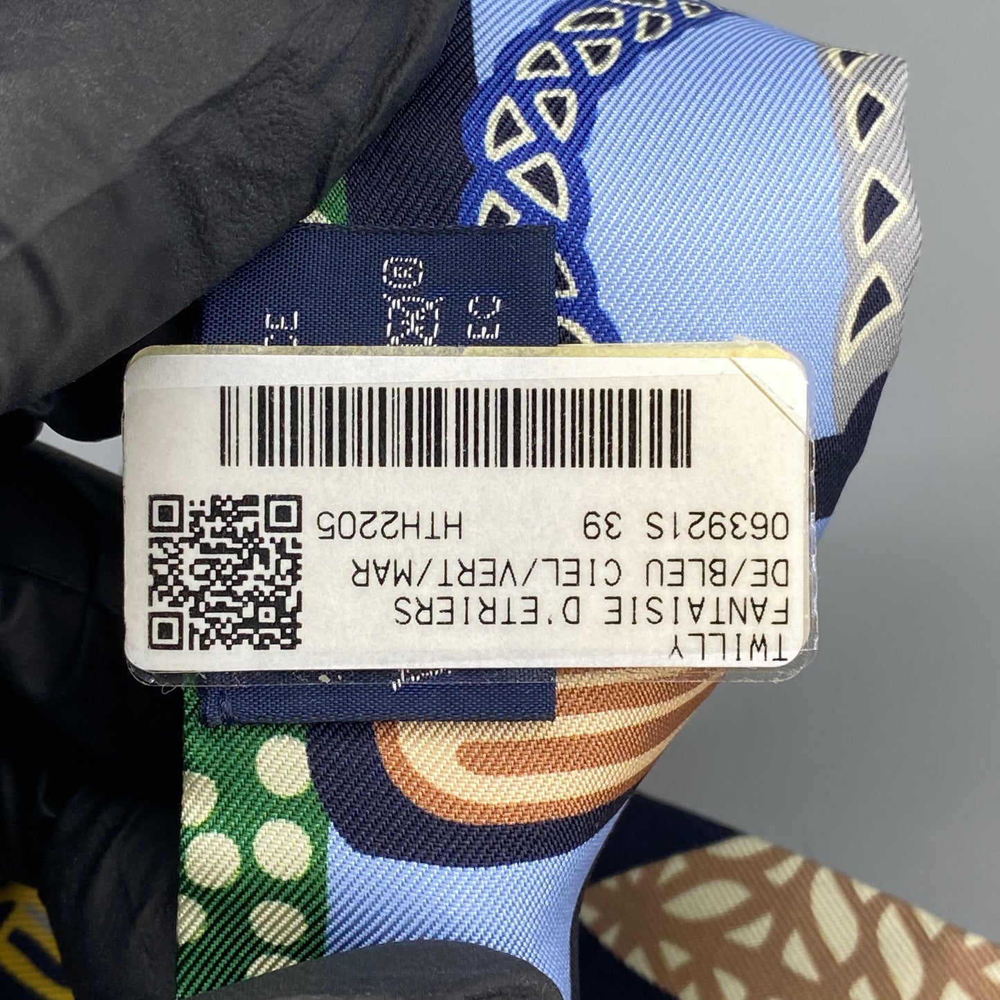 Hermes Multi‑Color Twilly Silk Scarf