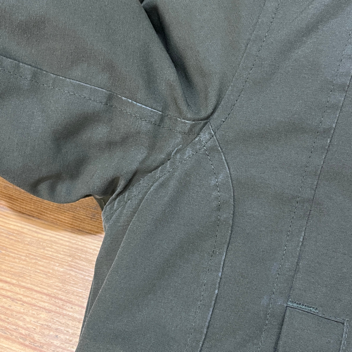 Canada Goose Olive Fur Trim Long Parka Size XS