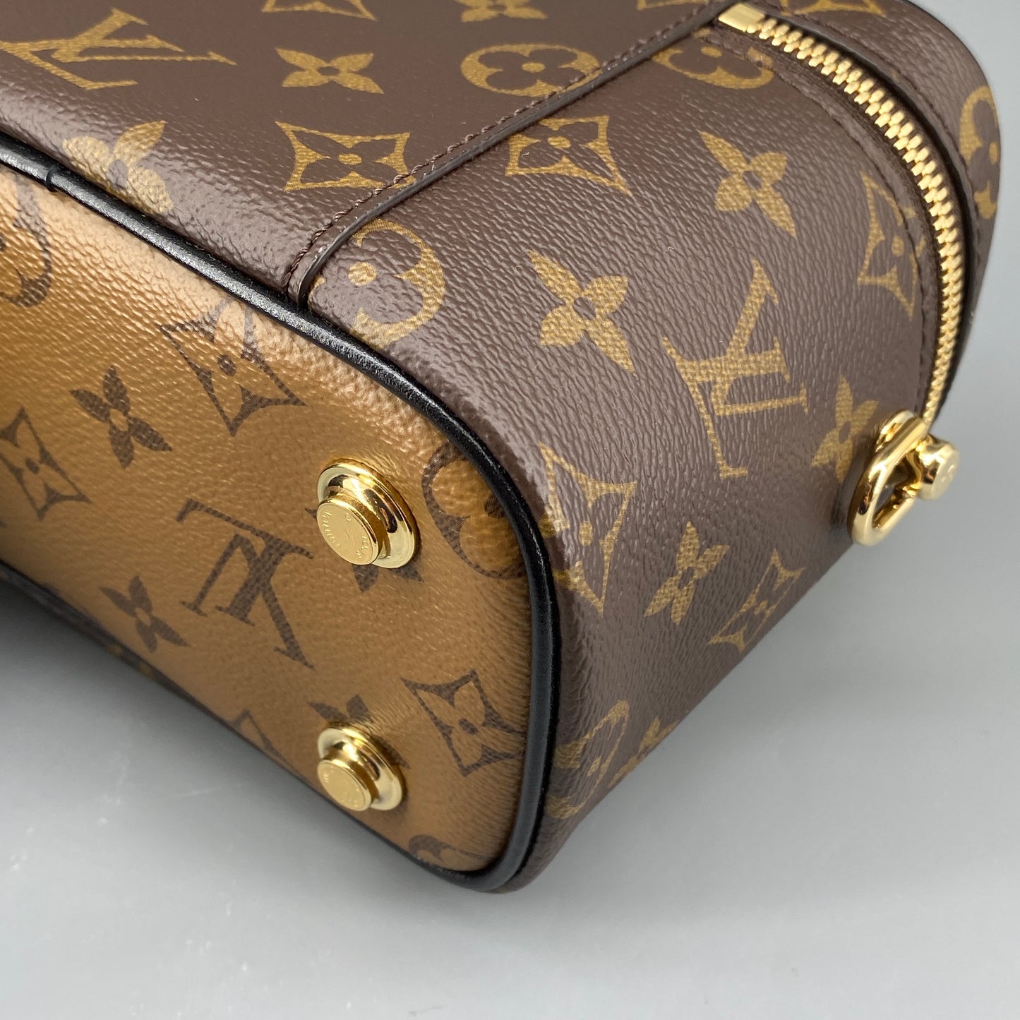 Louis Vuitton Monogram Vanity PM Brown Top Handle Bag
