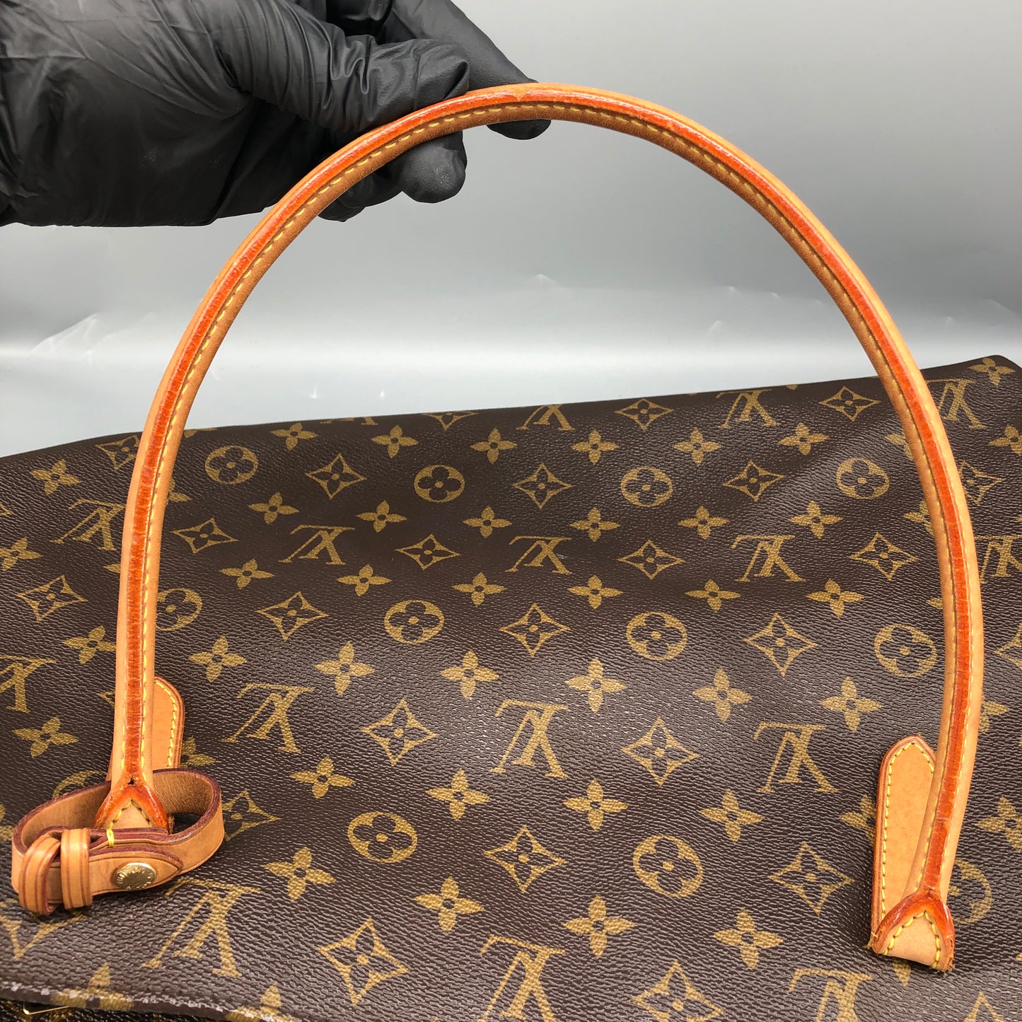 Louis Vuitton Monogram Canvas Tote Bag Brown