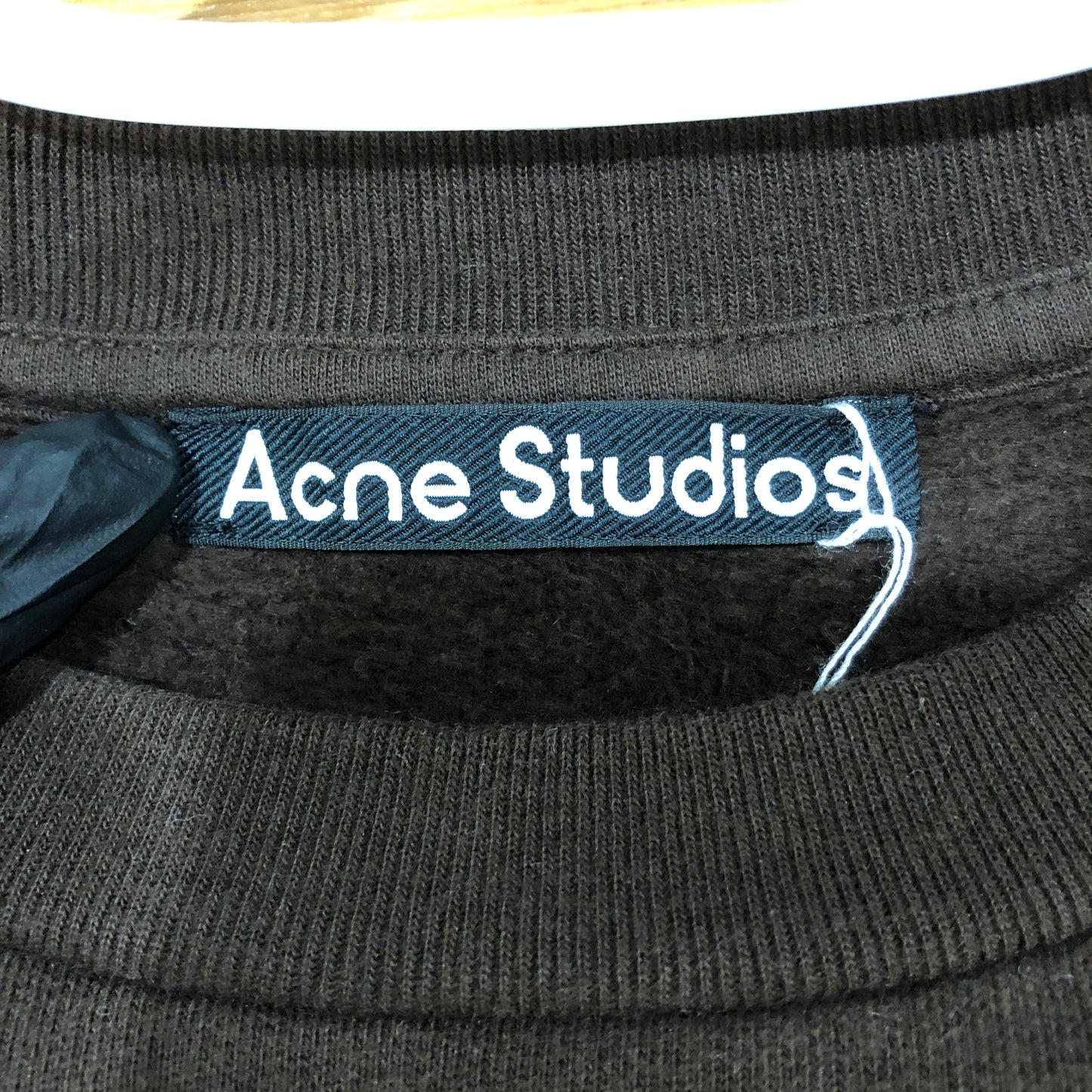 Acne Studios Brown Cotton Lovers In The Waves Print Crew Neck Sweatshirt Size L