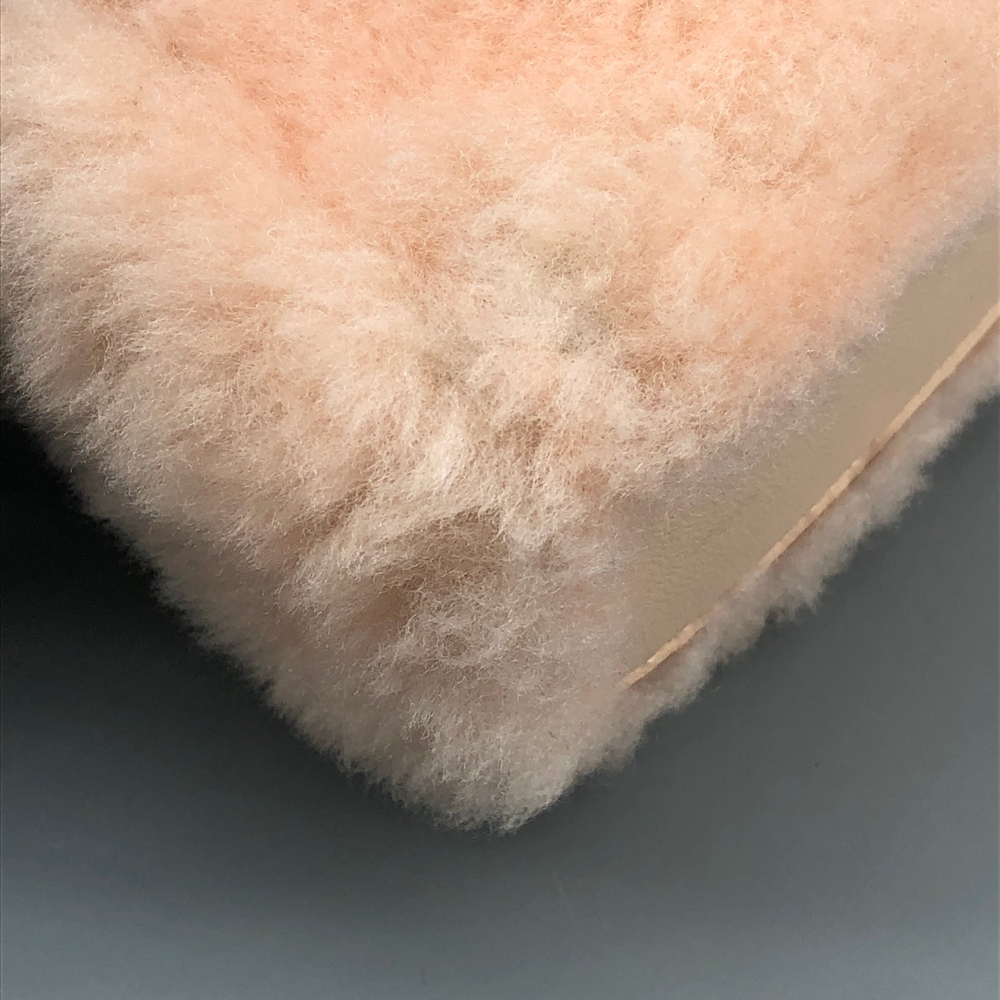 Fendi Peekaboo Mini Shearling Handbag Blush Pink
