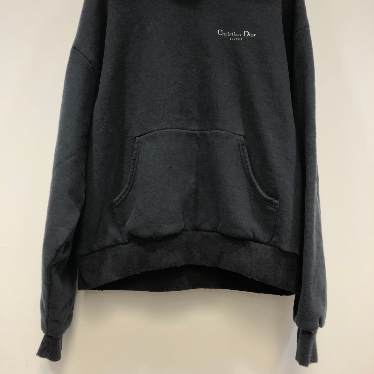 Christian Dior Black Logo Hoodie Size XXL