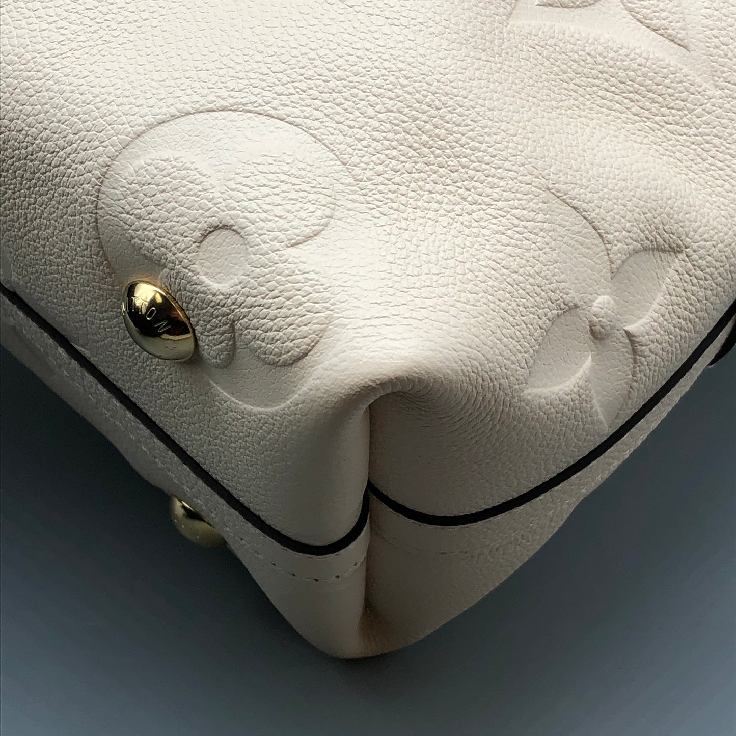 Louis Vuitton Carryall PM Monogram Empreinte Shoulder Bag Cream