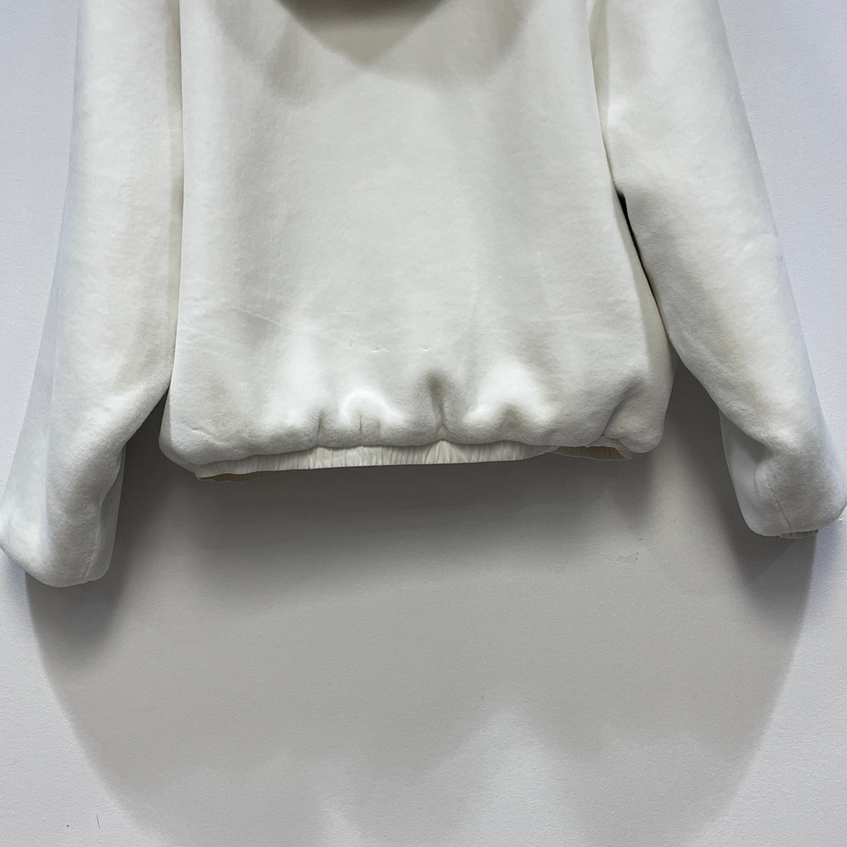 Moose Knuckles  White Hooded Zip Quilted Jacket Size M