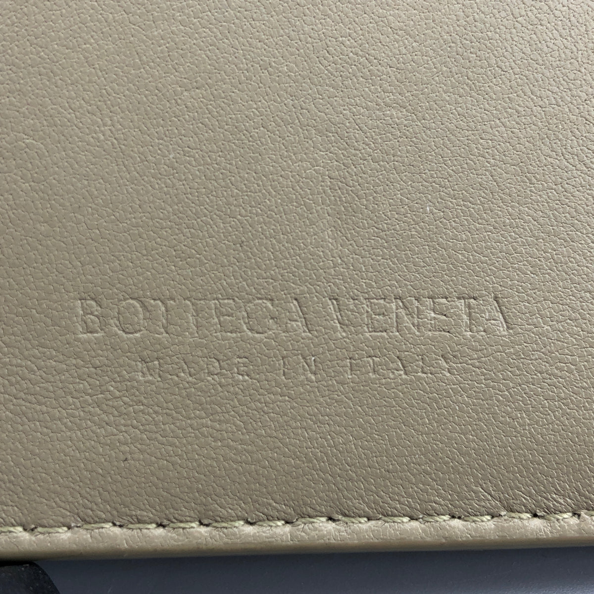 Bottega Veneta Dusty Green Intrecciato Card Holder
