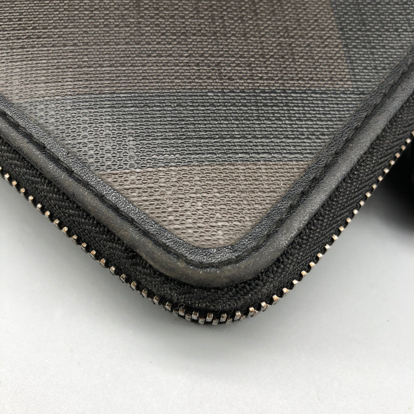 Burberry Check Zip-Around Wallet Black
