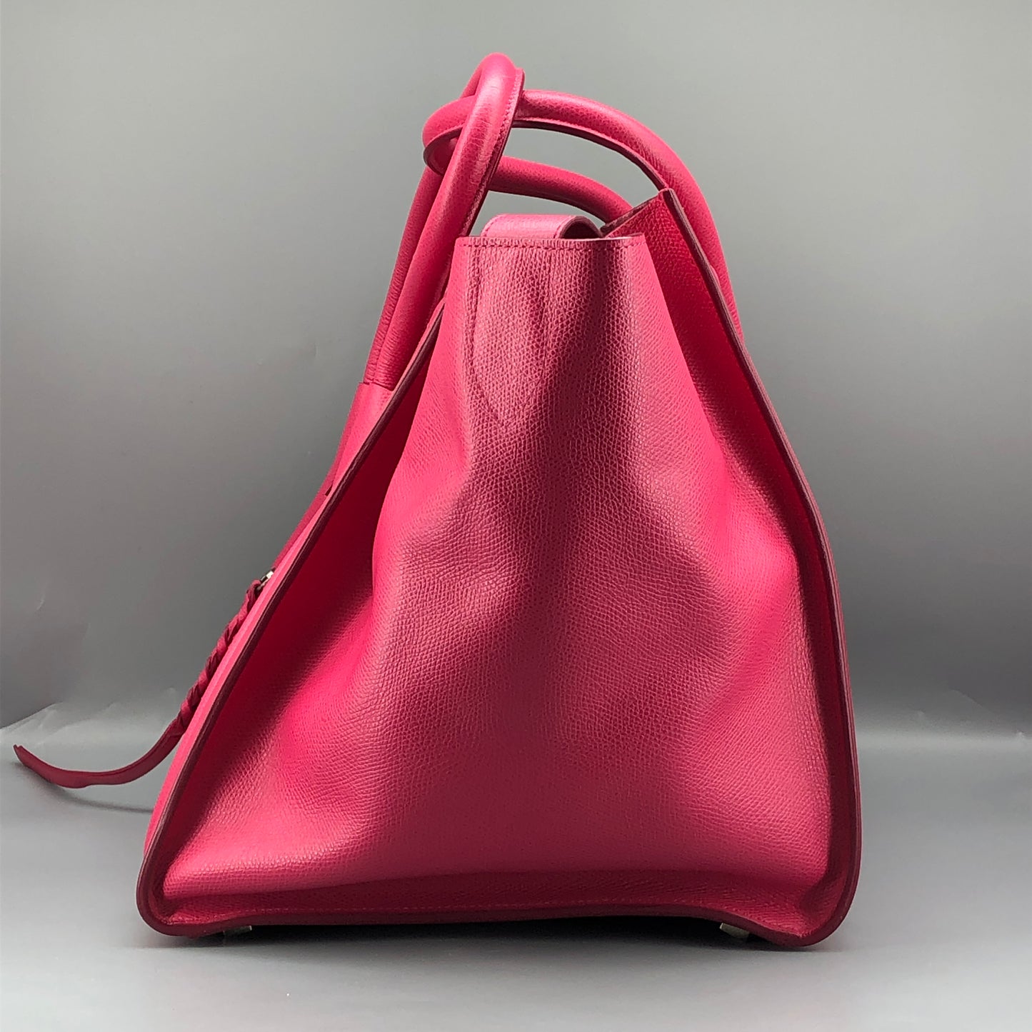 Celine Pink Calf Leather Phantom Luggage Tote Bag