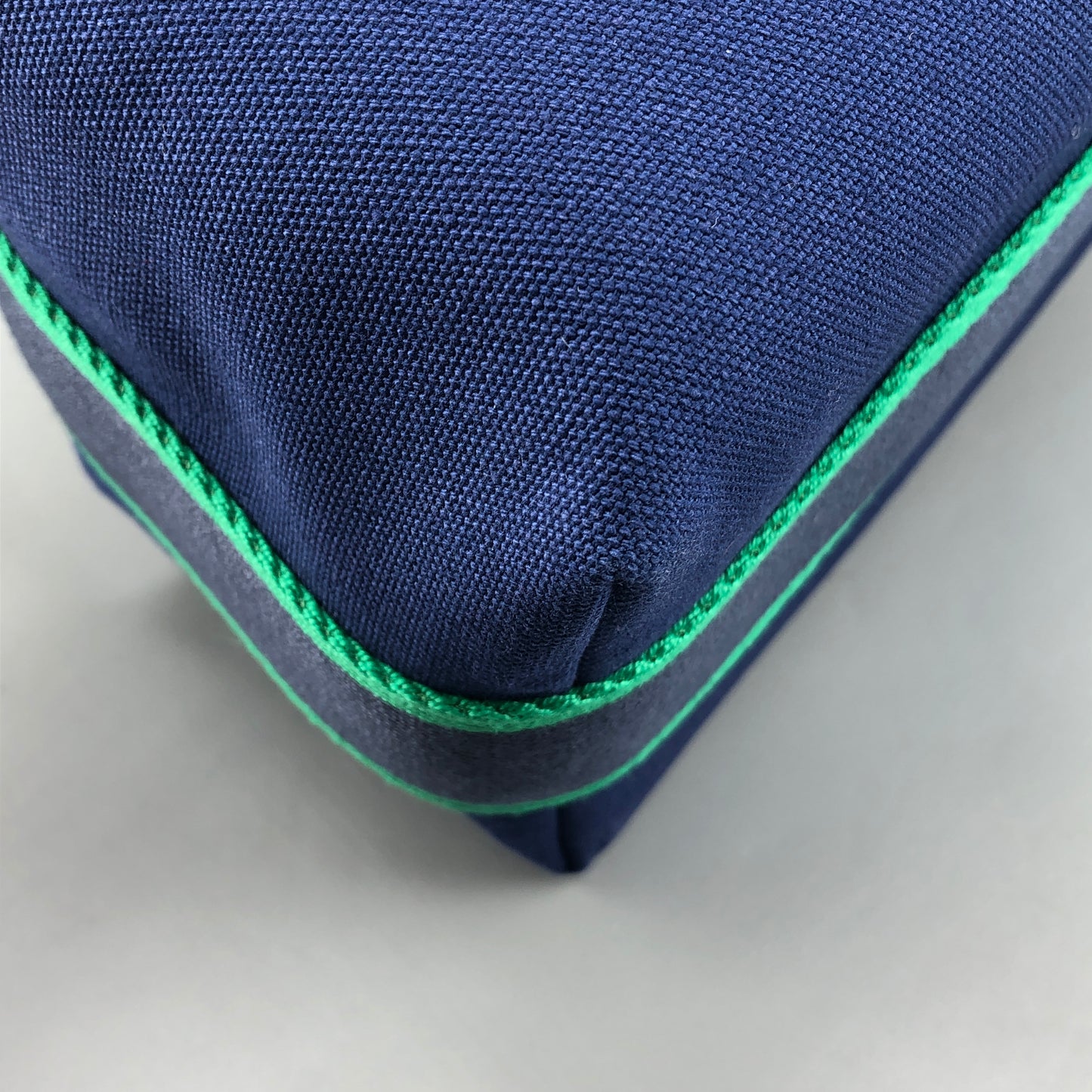 Hermes Blue/Green Cotton Canvas Small Bride-A-Brac Case